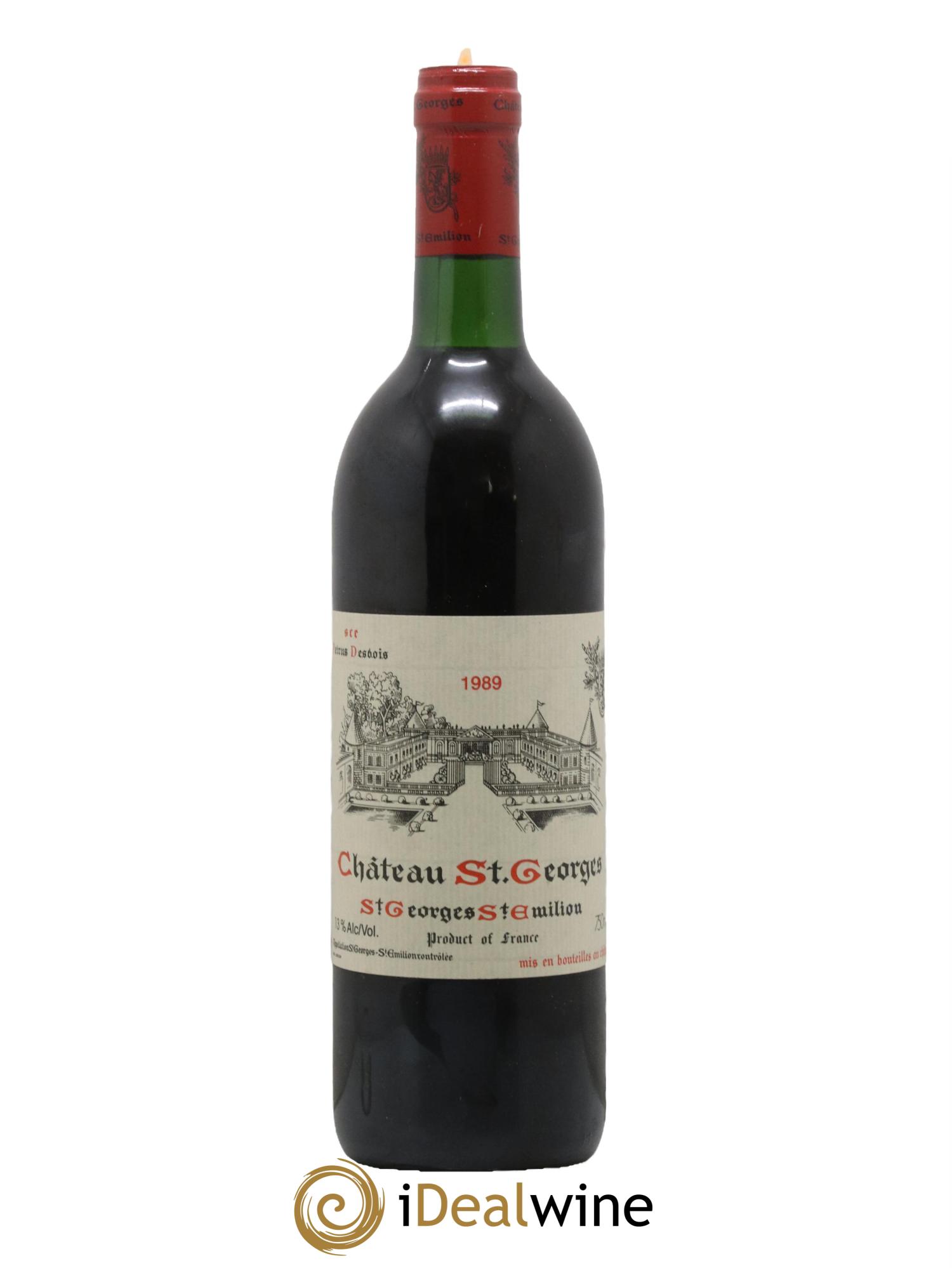 Château Saint-Georges 1989 - Lot de 1 bouteille - 0