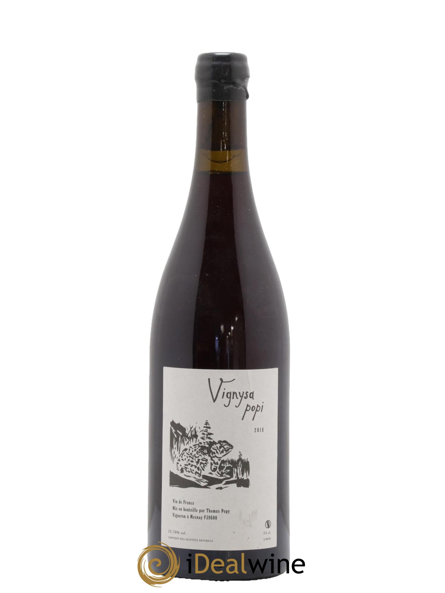 Vin de France Vignysa Popi Thomas Popy 2018 - Lot de 1 bouteille - 0
