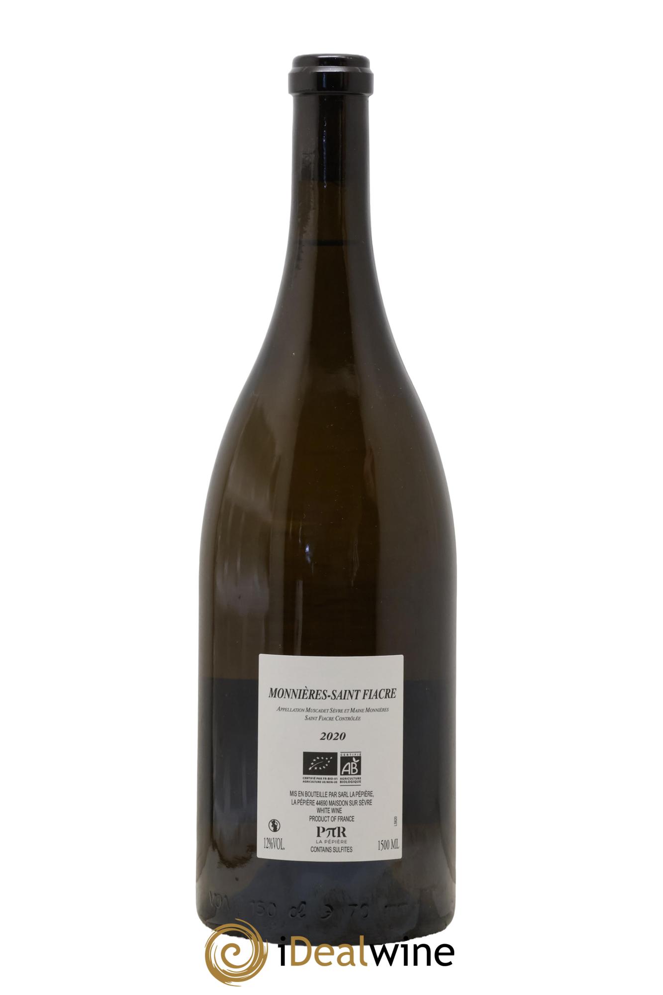 Muscadet-Sèvre-et-Maine Monnieres Saint Fiacre Domaine Pepiere 2020 - Lotto di 1 magnum - 1