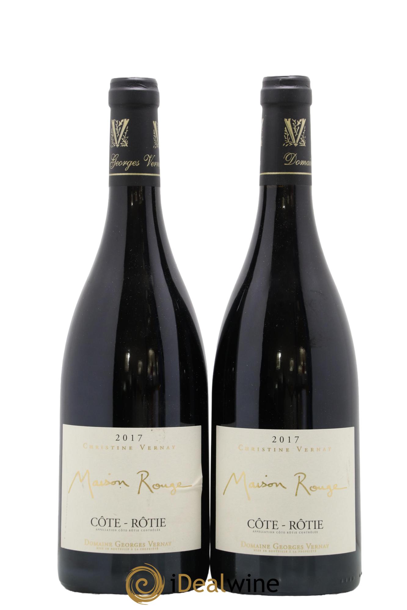 Côte-Rôtie Maison Rouge Georges Vernay 2017 - Lot de 2 bouteilles - 0