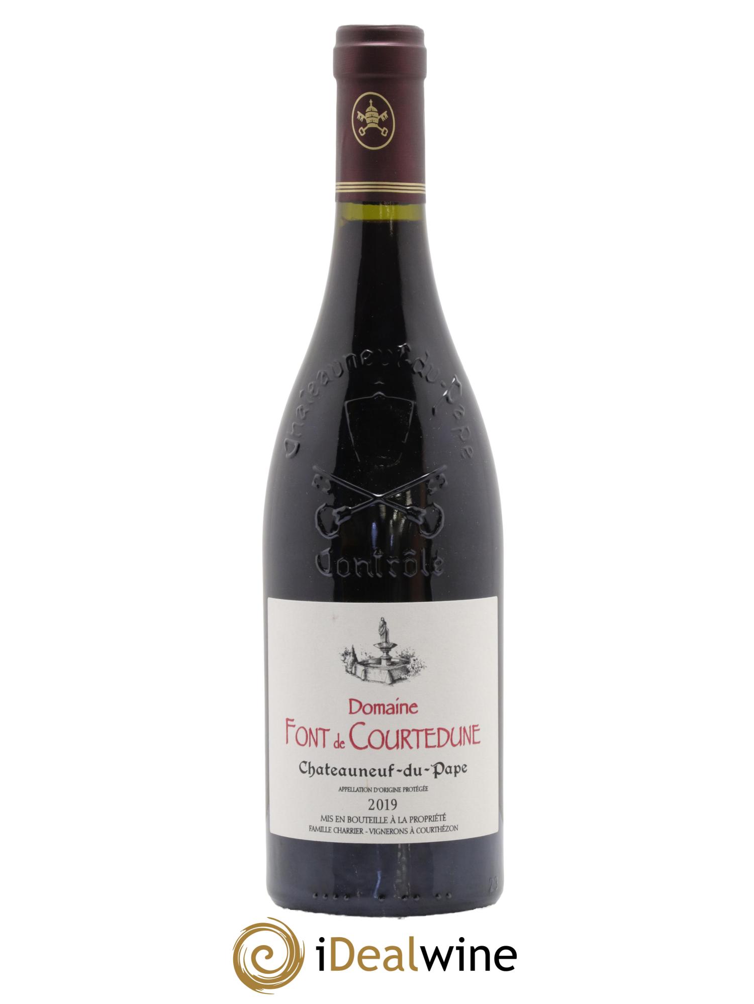 Châteauneuf-du-Pape Font de Courtedune 2019 - Lot de 1 bouteille - 0