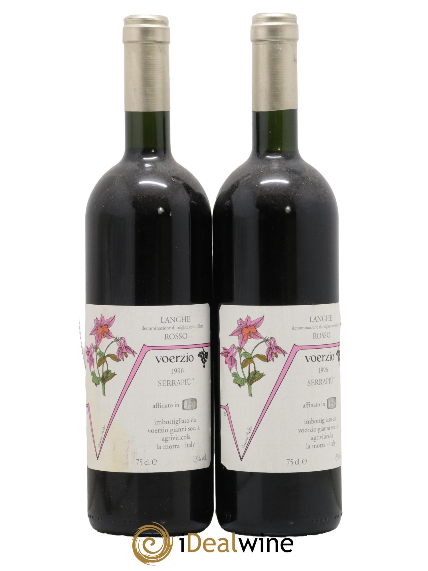Nebbiolo Langhe Rosso Serrapiu Gianni Voerzio 1996 - Lot de 2 bouteilles - 0