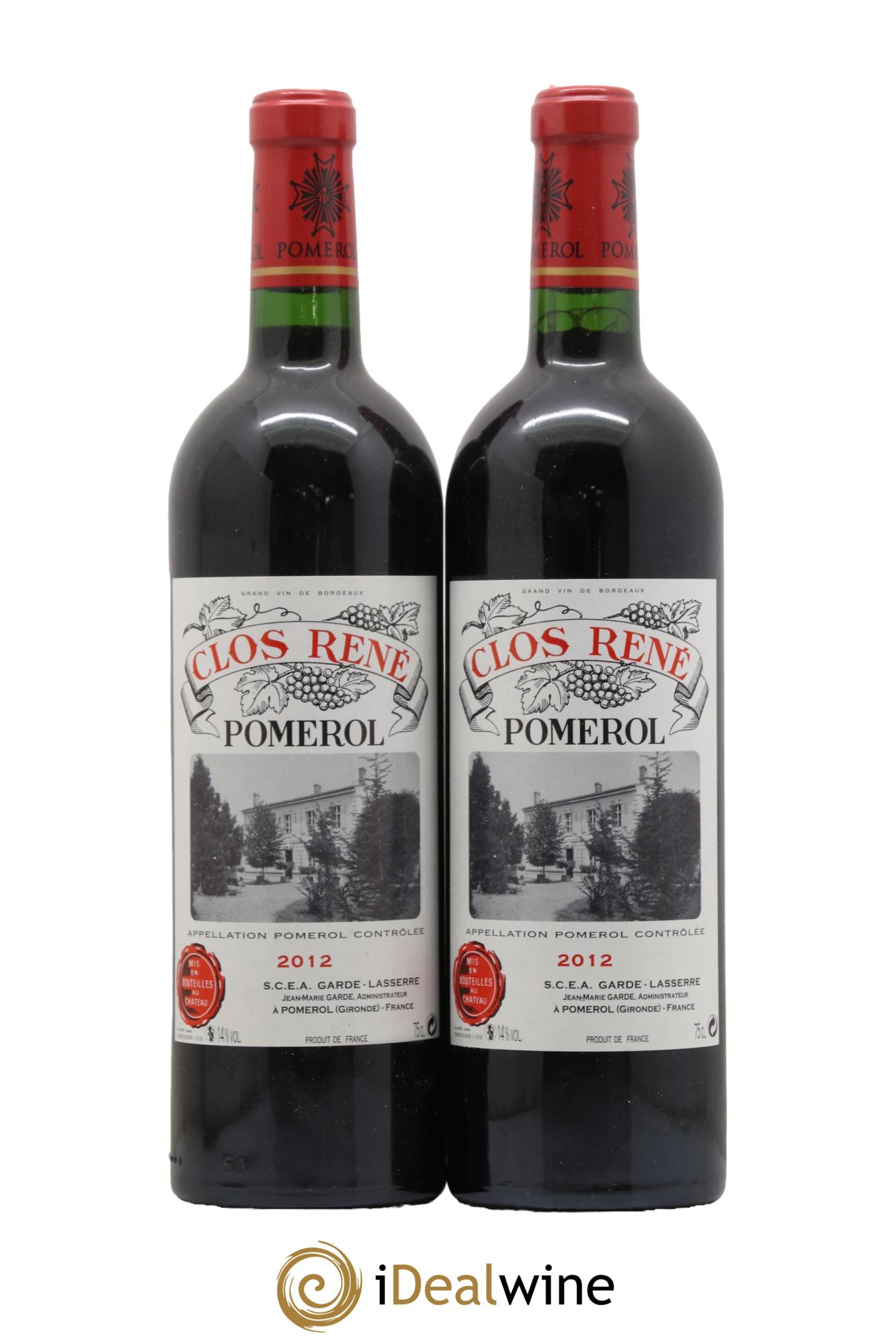 Clos René 2012 - Lot de 2 bouteilles - 0