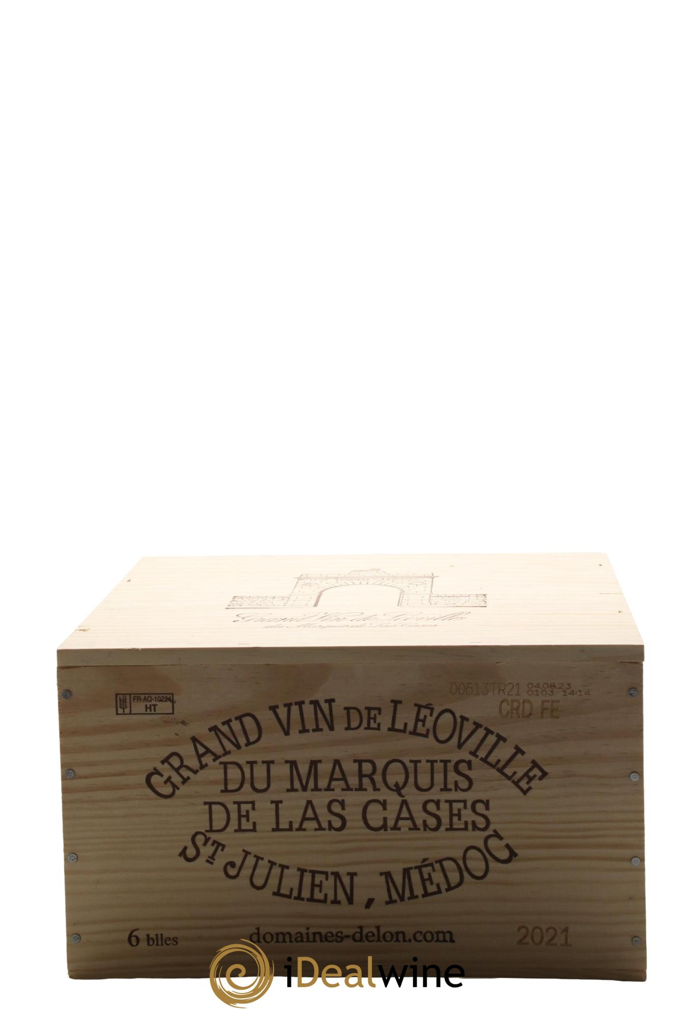 Château Léoville Las Cases 2ème Grand Cru Classé  2021 - Lot of 6 bottles - 5