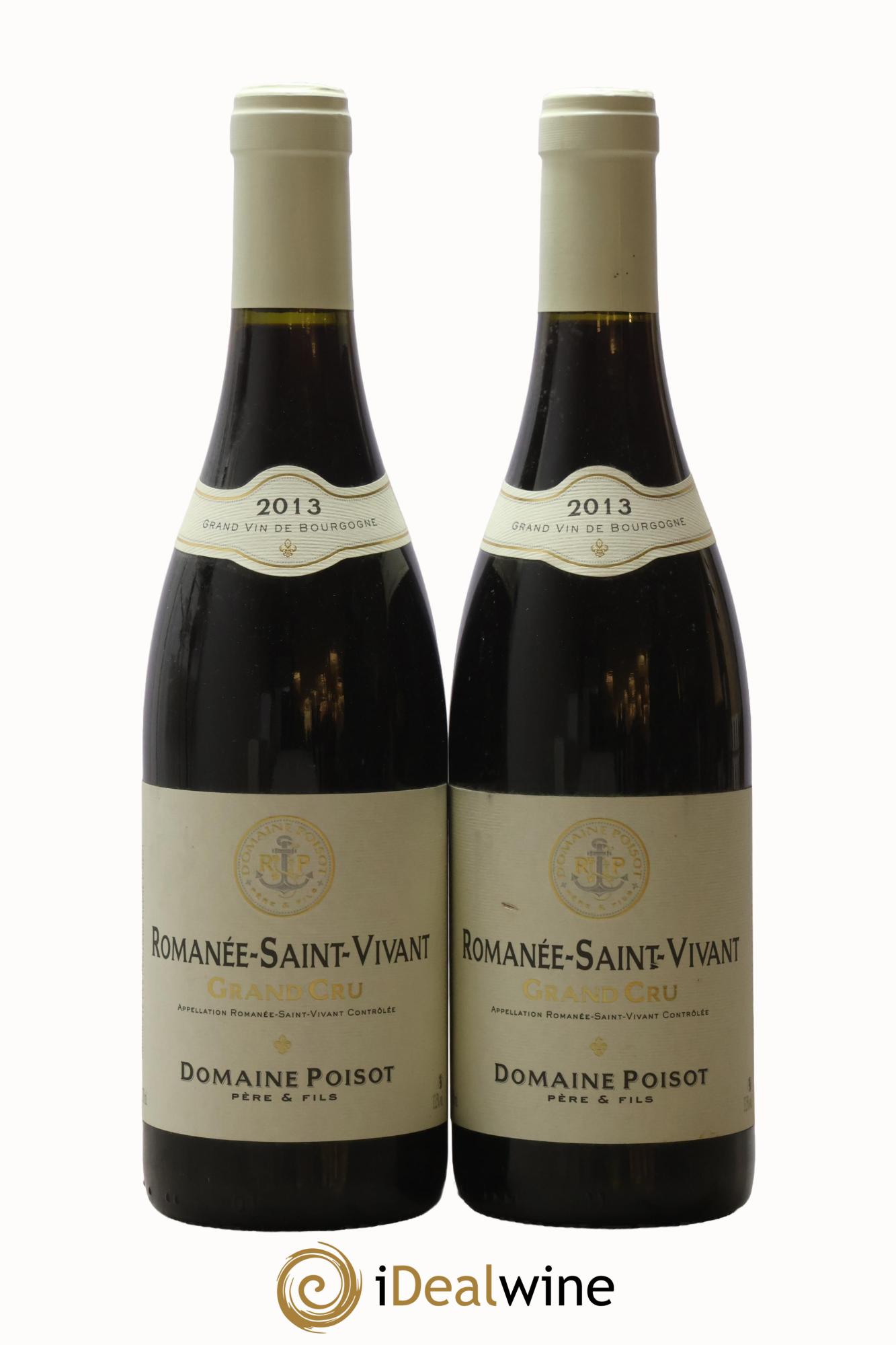 Romanée-Saint-Vivant Grand Cru Poisot Père & Fils 2013 - Lot de 2 bouteilles - 0