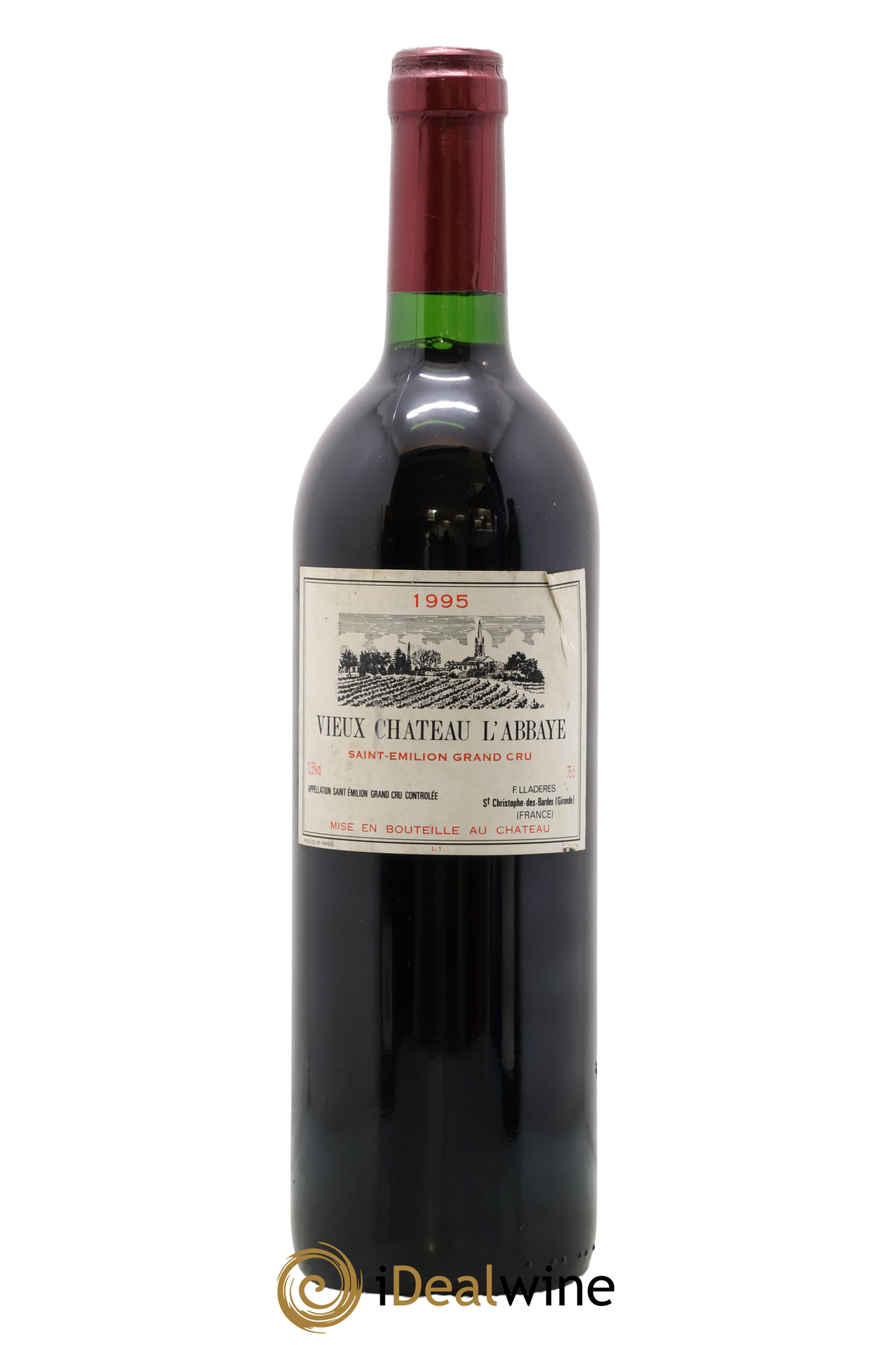 Saint-Émilion Grand Cru Vieux Château L'Abbaye 1995 - Lot of 1 bottle - 0