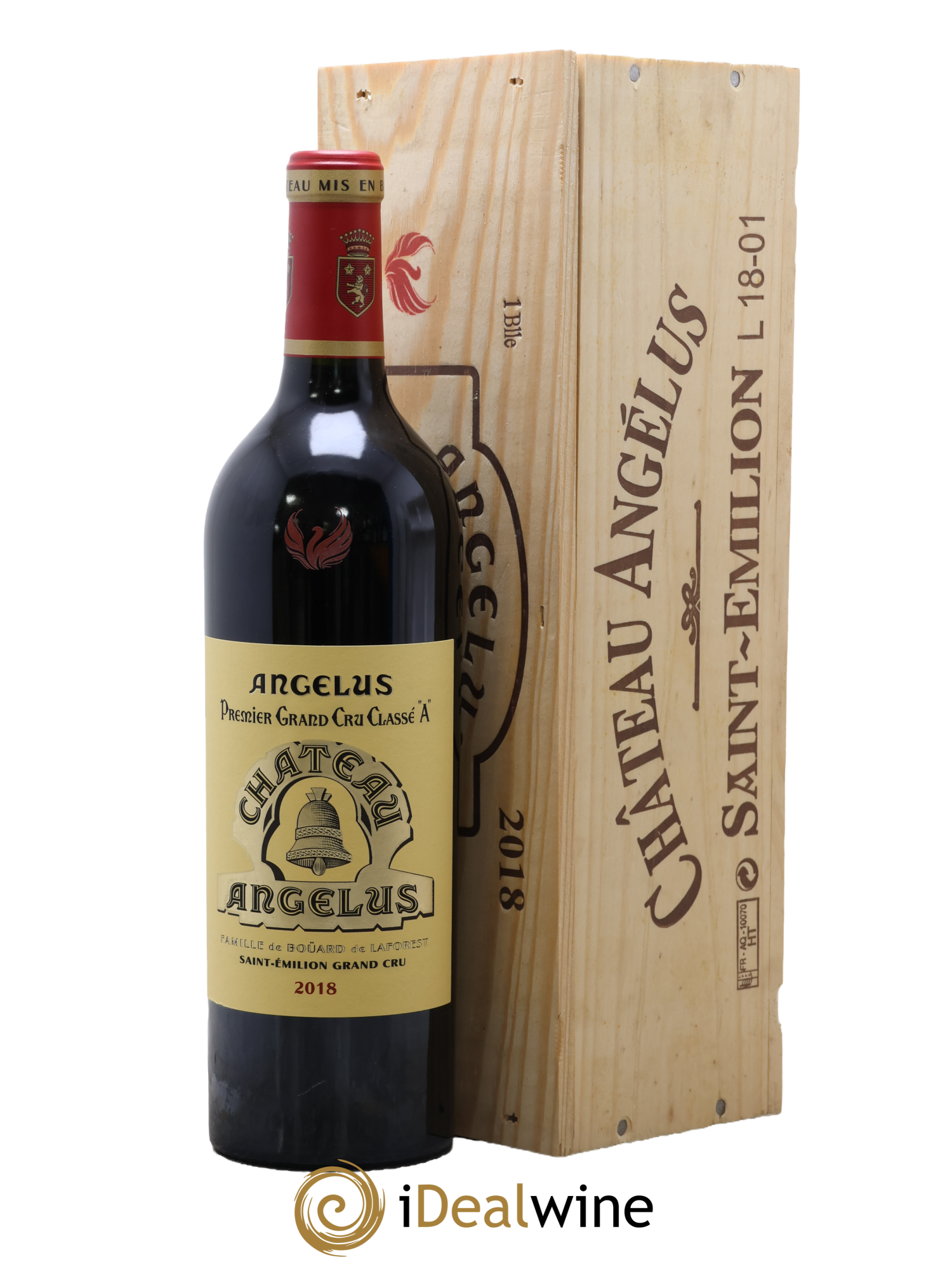 Château Angélus 1er Grand Cru Classé A 2018 - Lotto di 1 bottiglia - 0