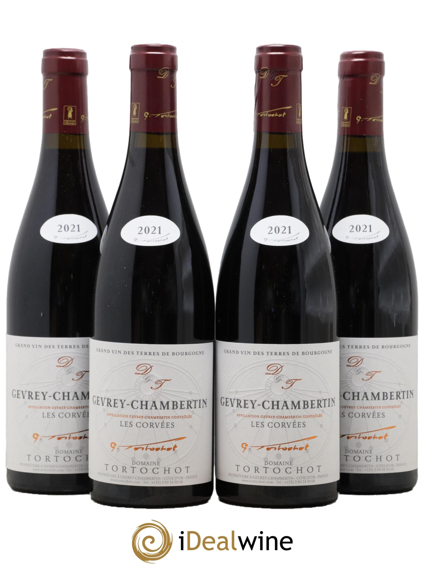 Gevrey-Chambertin Les Corvées Tortochot (Domaine) 2021 - Lot de 4 bouteilles - 0