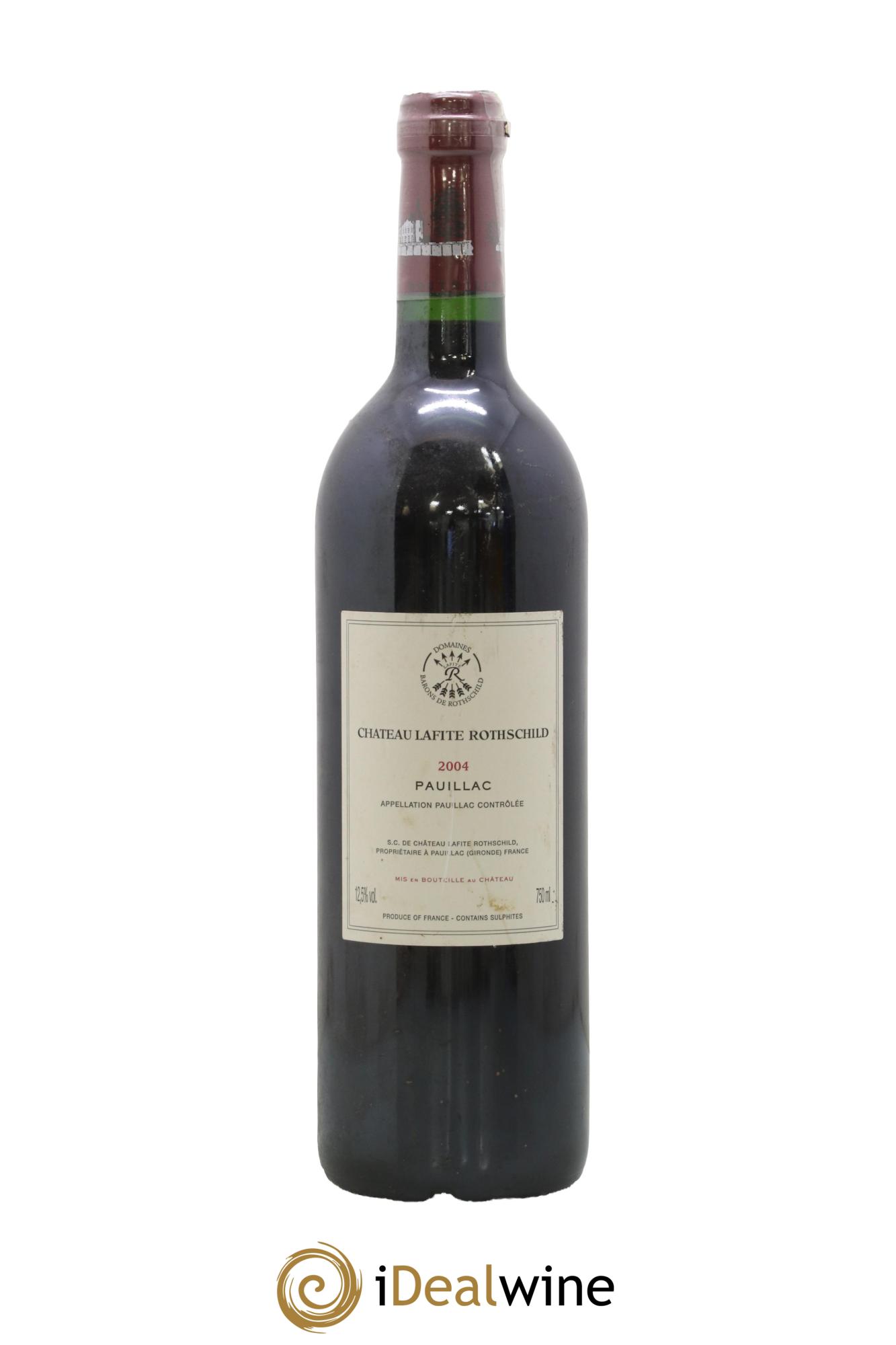 Château Lafite Rothschild 1er Grand Cru Classé 2004 - Lot de 1 bouteille - 1