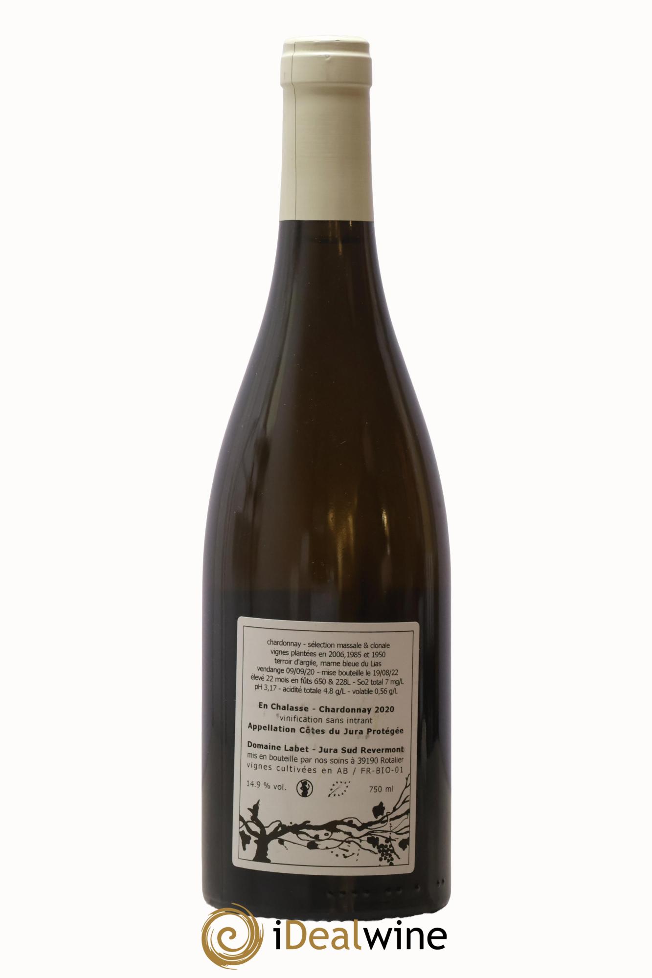Côtes du Jura Chardonnay En Chalasse Romain - Julien  - Charline Labet  2020 - Lotto di 1 bottiglia - 1