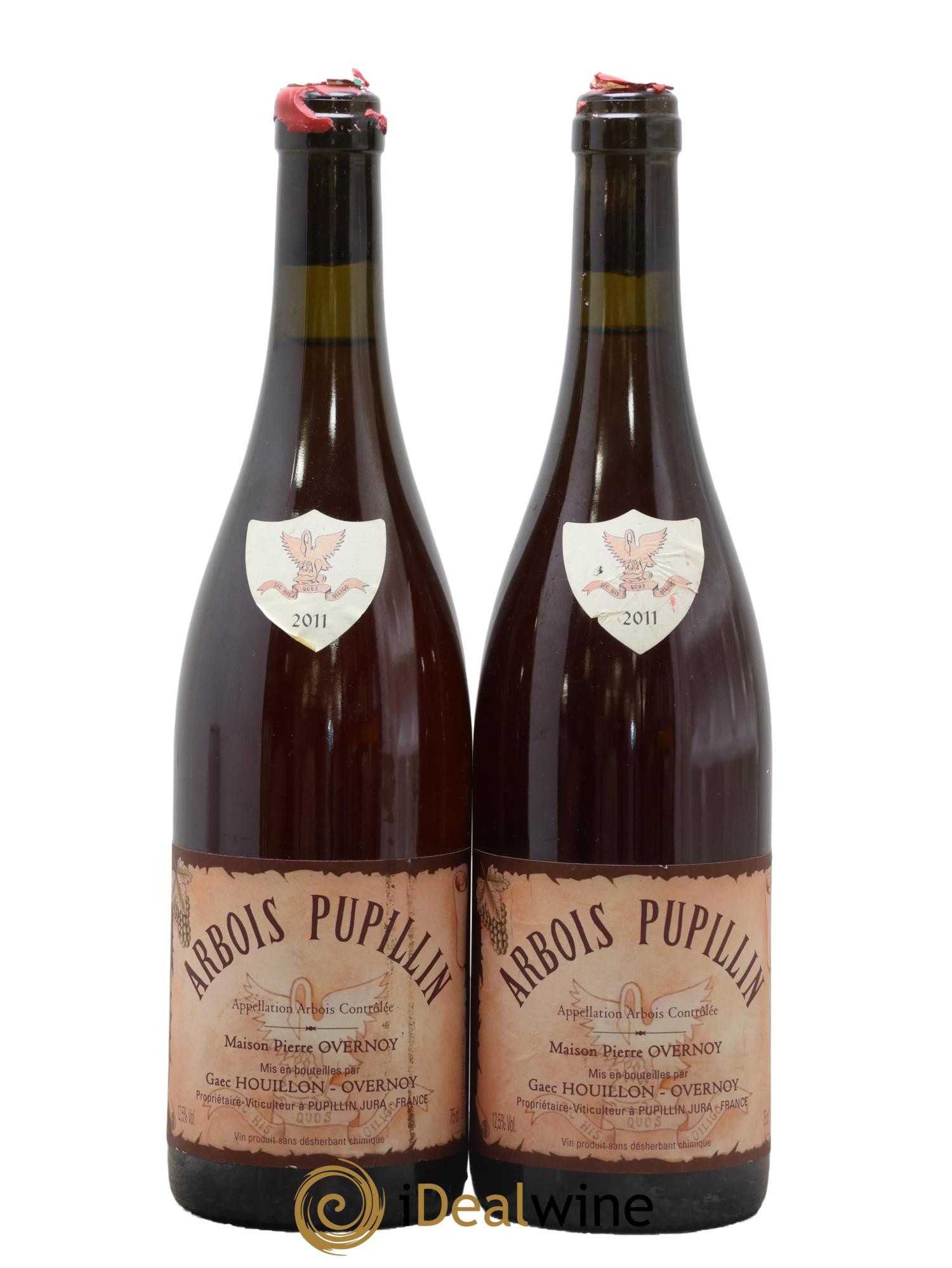 Arbois-Pupillin Poulsard (cire rouge) Overnoy-Houillon (Domaine) 2011 - Lot of 2 bottles - 0
