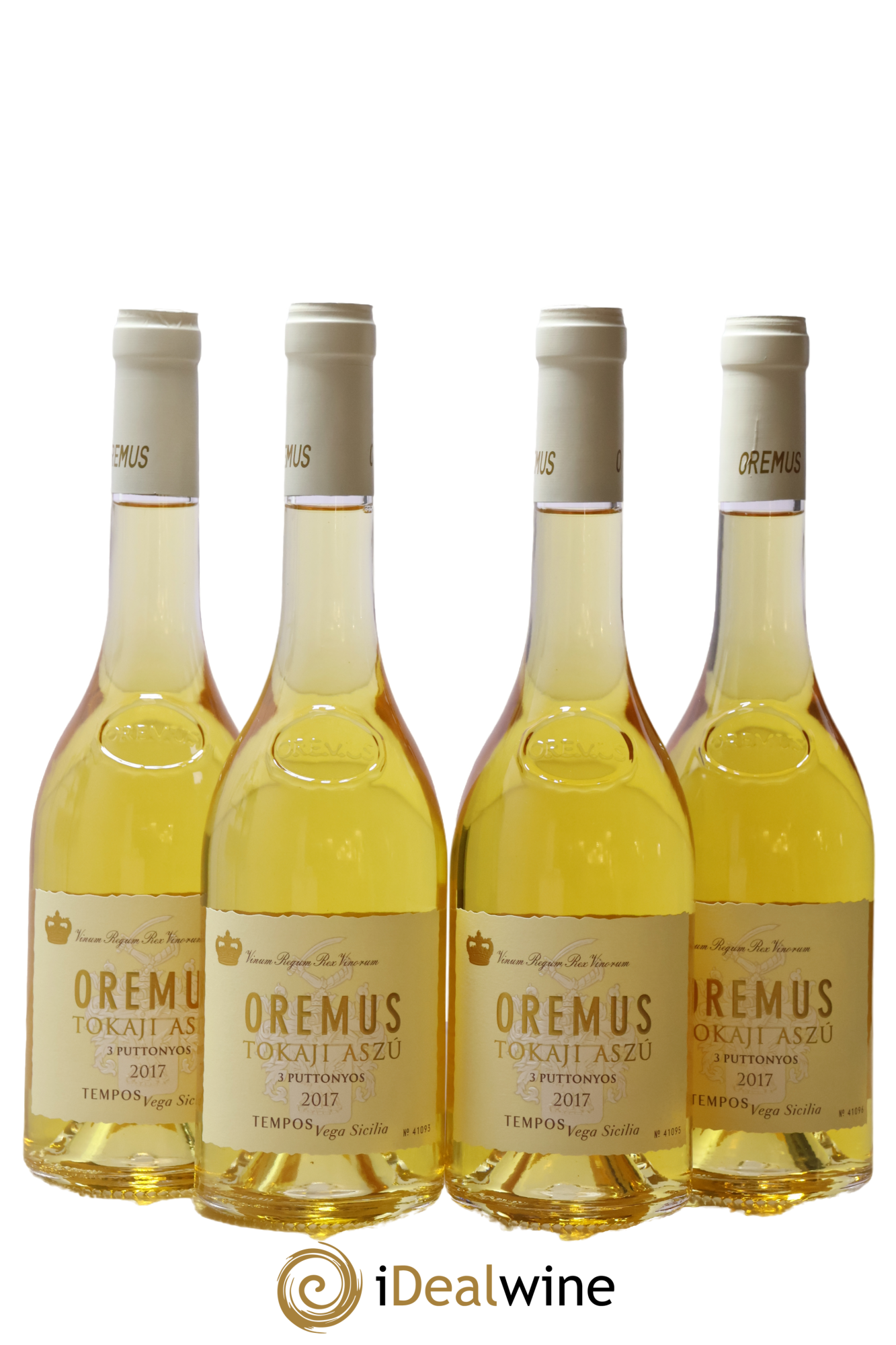 Tokaj Aszu 3 Puttonyos Oremus by Vega Sicilia 2017 - Lot de 4 format 50cls - 0