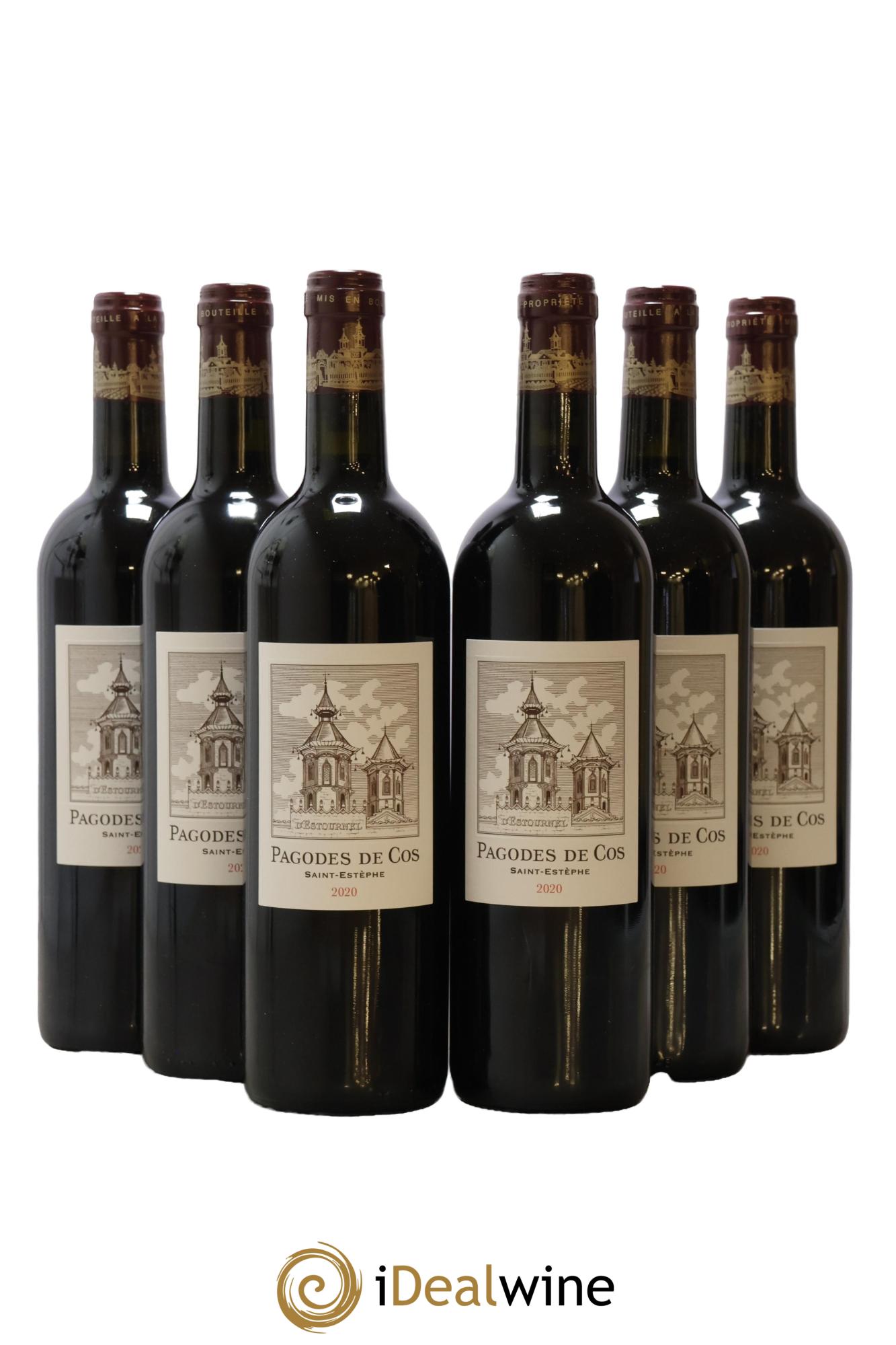 Les Pagodes de Cos Second Vin  2020 - Lot de 6 bouteilles - 0