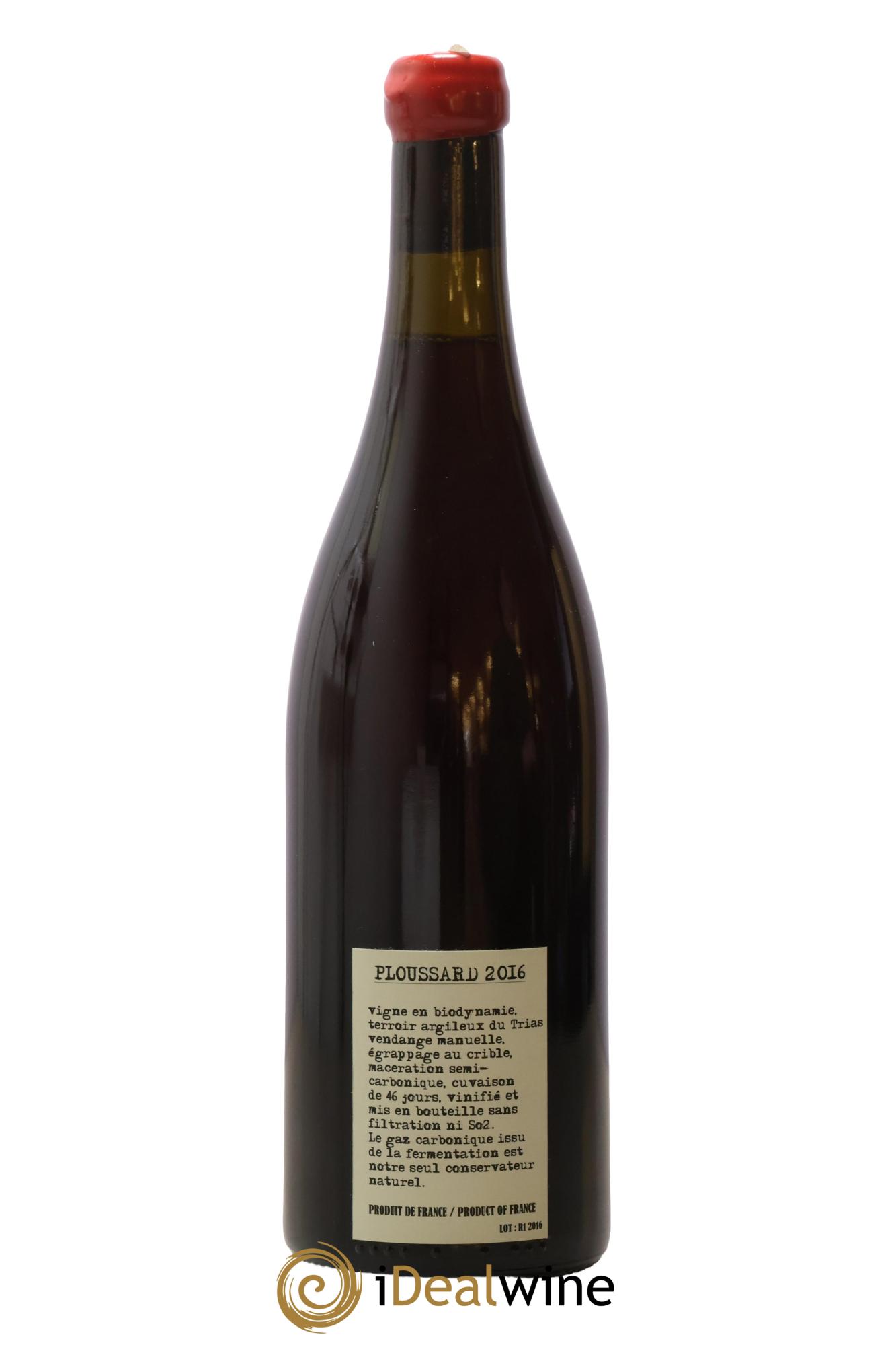 Arbois-Pupillin Ploussard Adeline Houillon & Renaud Bruyère 2016 - Lot de 1 bouteille - 1