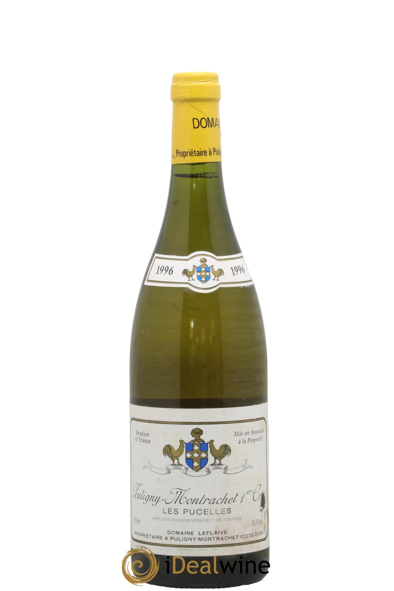 Puligny-Montrachet 1er Cru Les Pucelles Leflaive (Domaine) 1996 - Lot de 1 bouteille - 0
