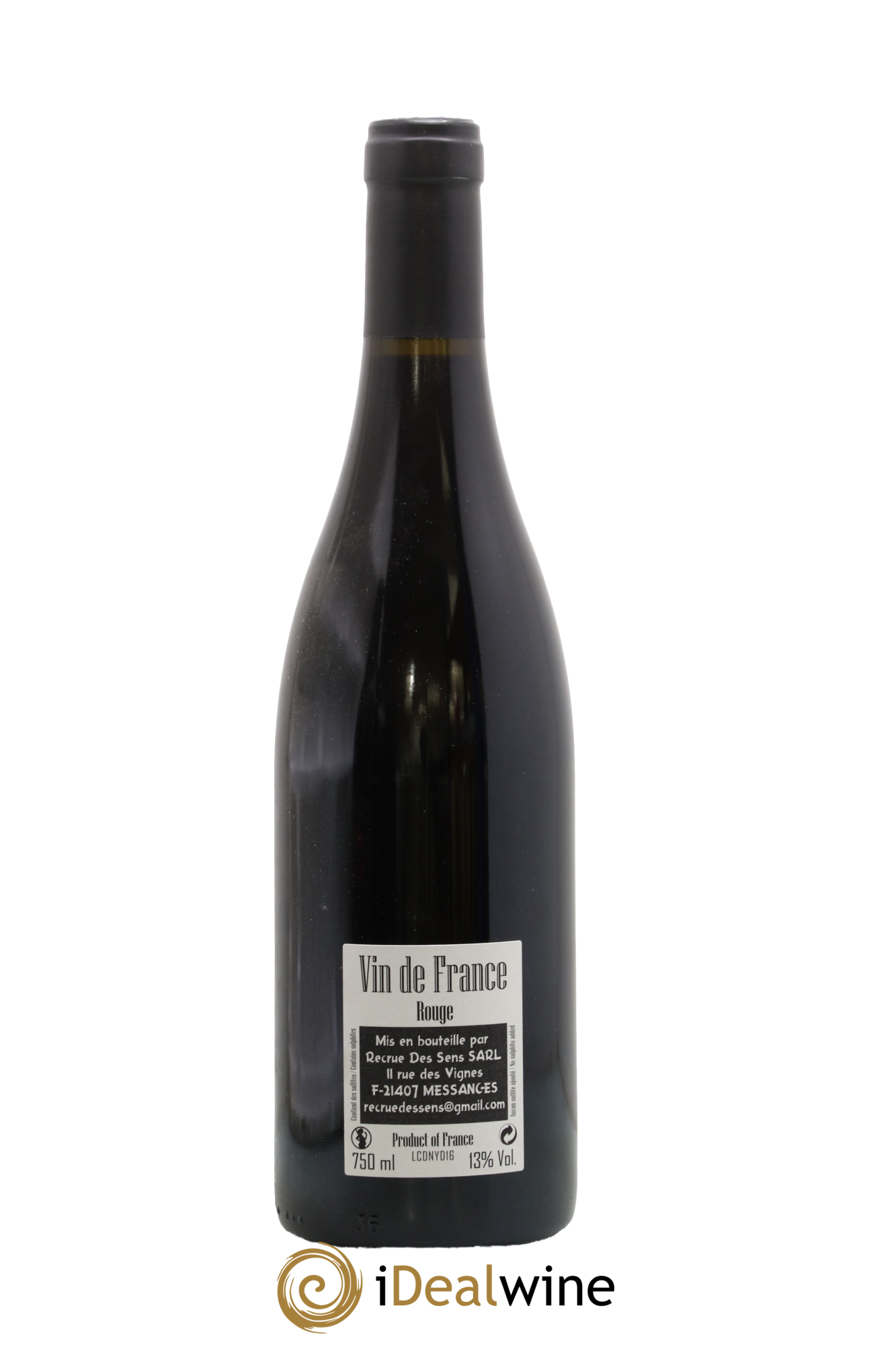 Vin de France CDN Yann Durieux - Recrue des Sens 2016 - Posten von 1 Flasche - 1