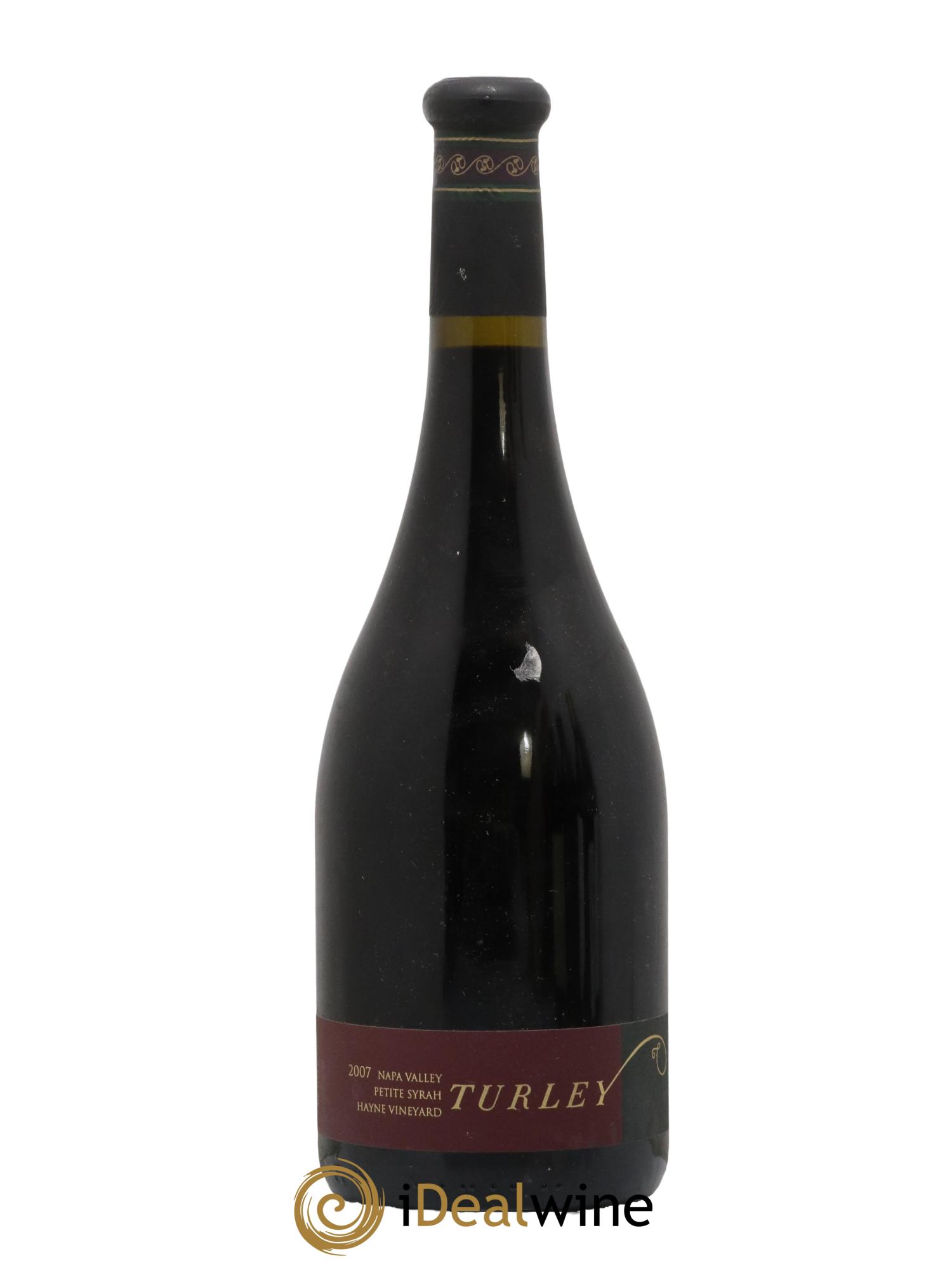 USA Napa Valley Turley Petite Syrah Hayne Vineyard 2007 - Lot de 1 bouteille - 0