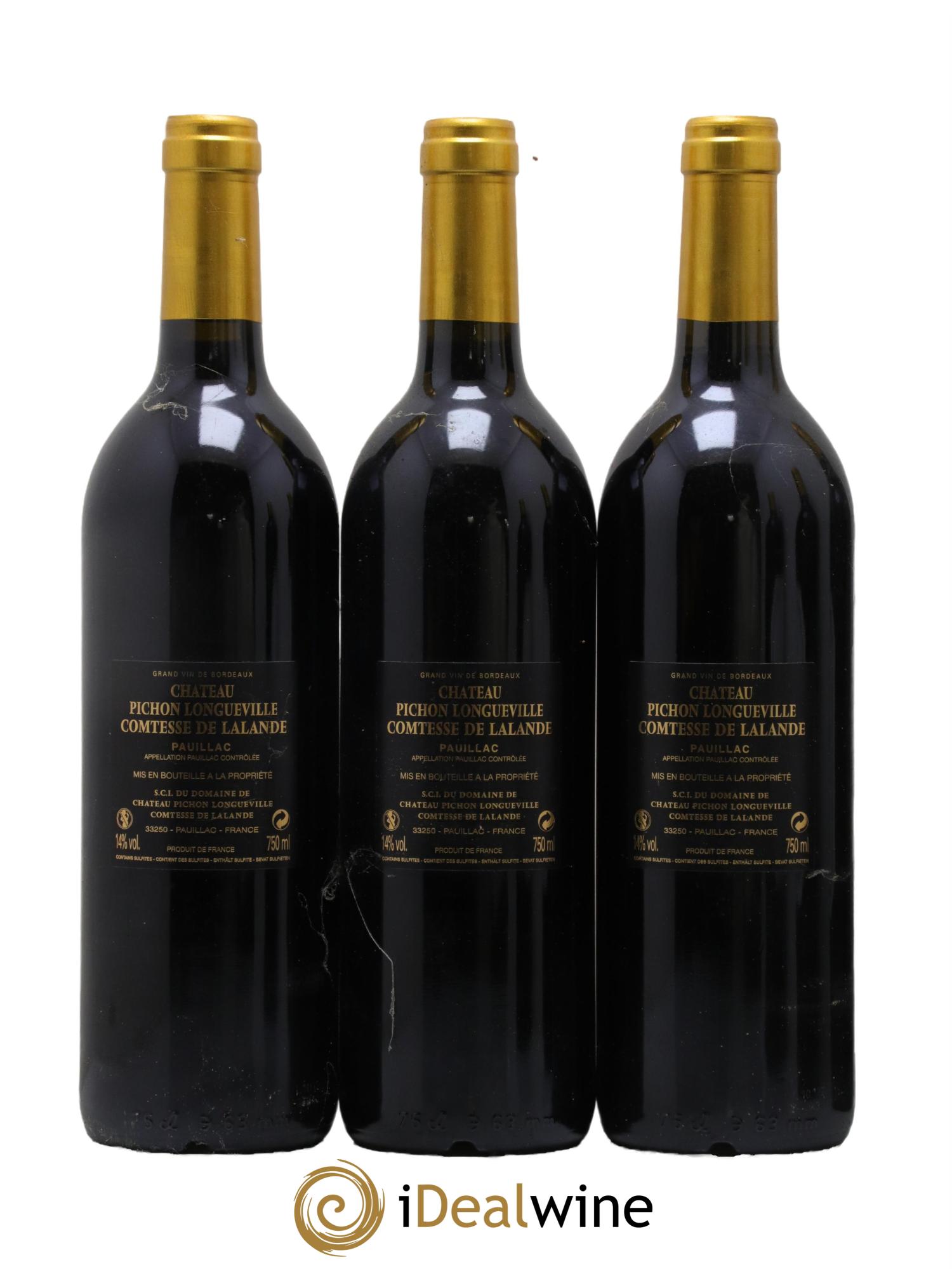 Château Pichon Longueville Comtesse de Lalande 2ème Grand Cru Classé 2010 - Lotto di 6 bottiglie - 2