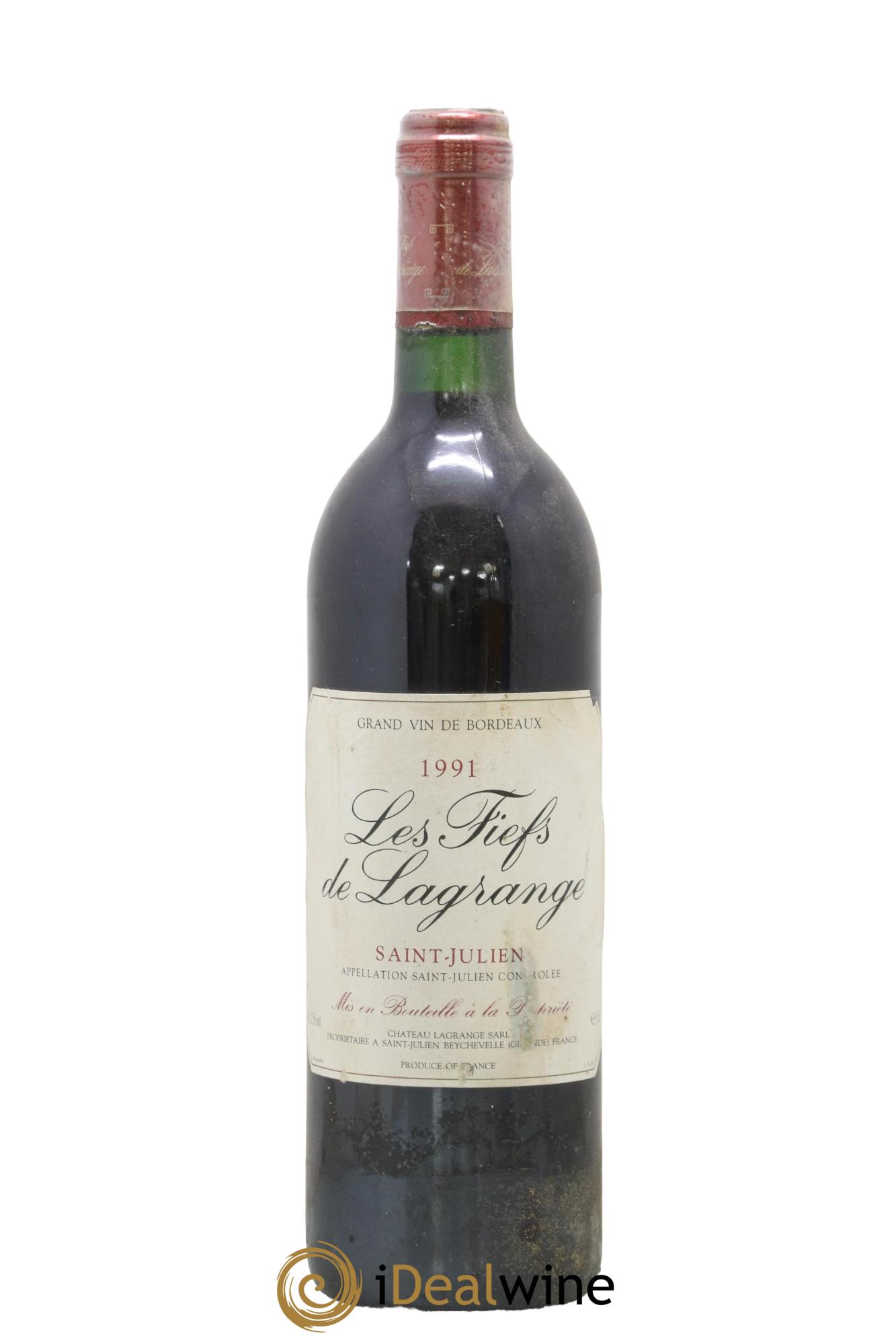 Les Fiefs de Lagrange Second Vin 1991 - Lot of 1 bottle - 0