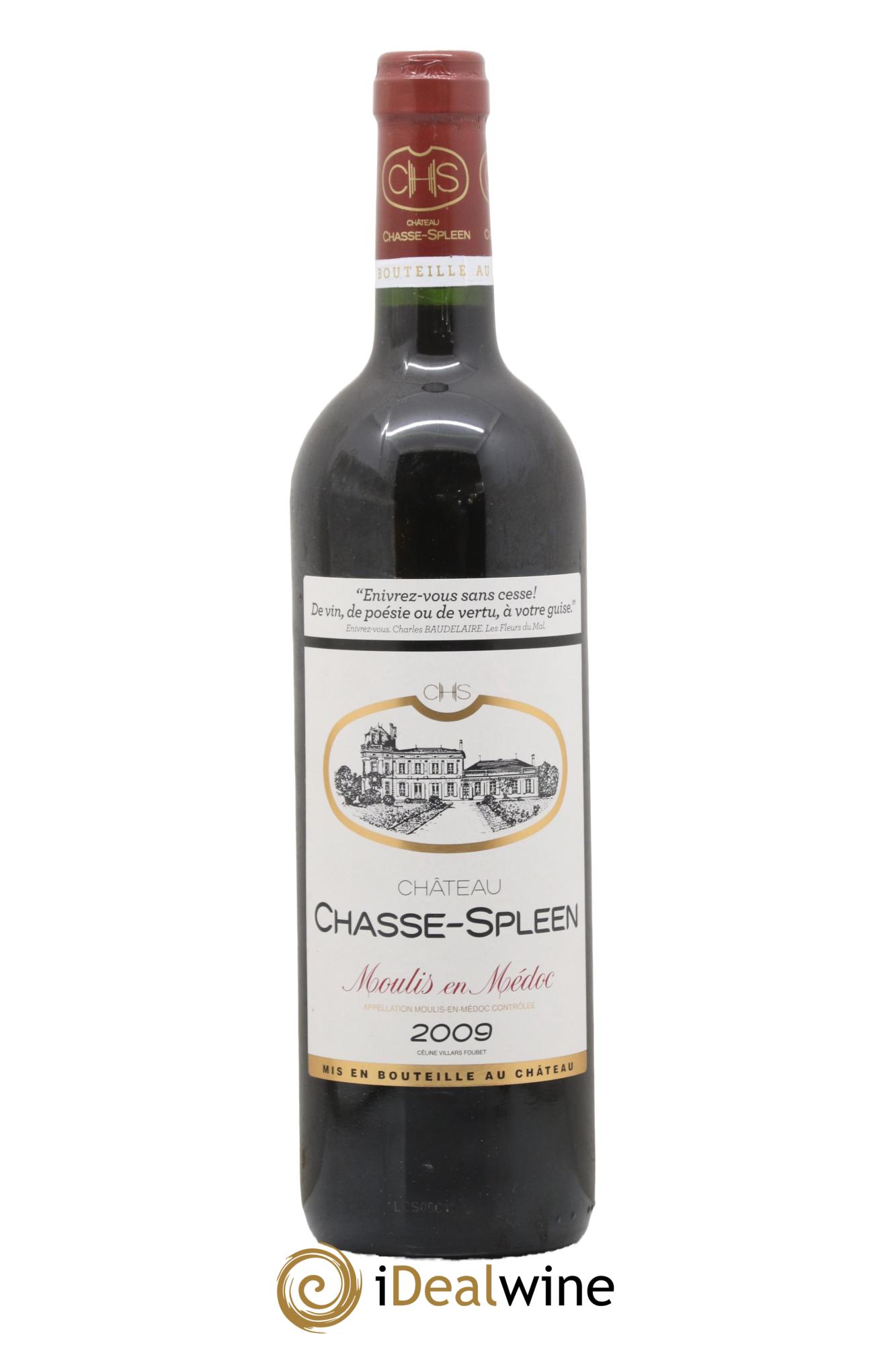 Château Chasse Spleen 2009 - Lot de 1 bouteille - 0