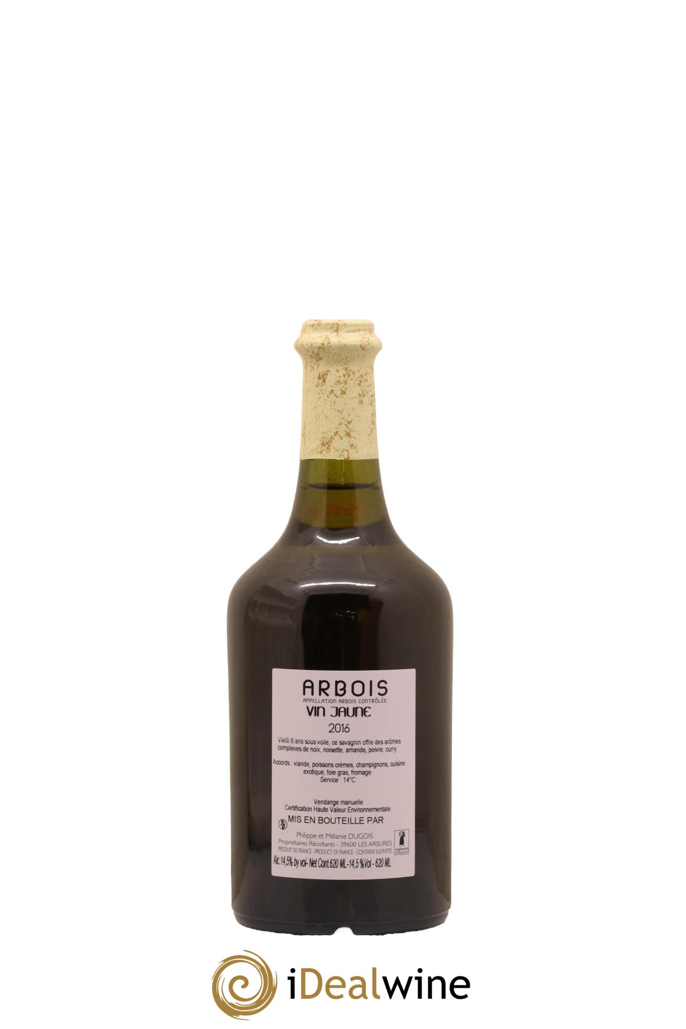 Arbois Vin Jaune Domaine Dugois 2016 - Lot de 1 clavelin - 1