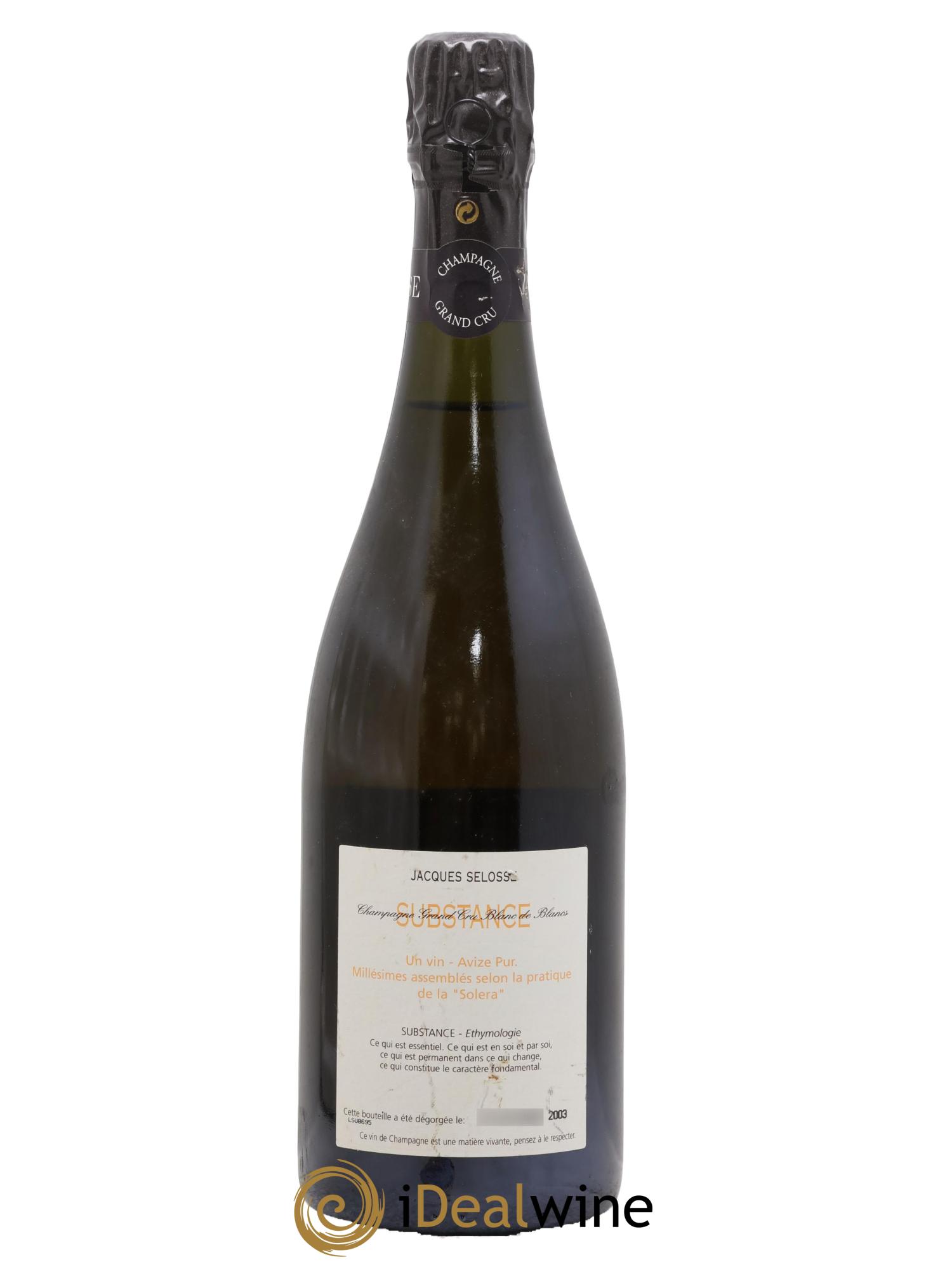 Substance Jacques Selosse - Lot de 1 bouteille - 1
