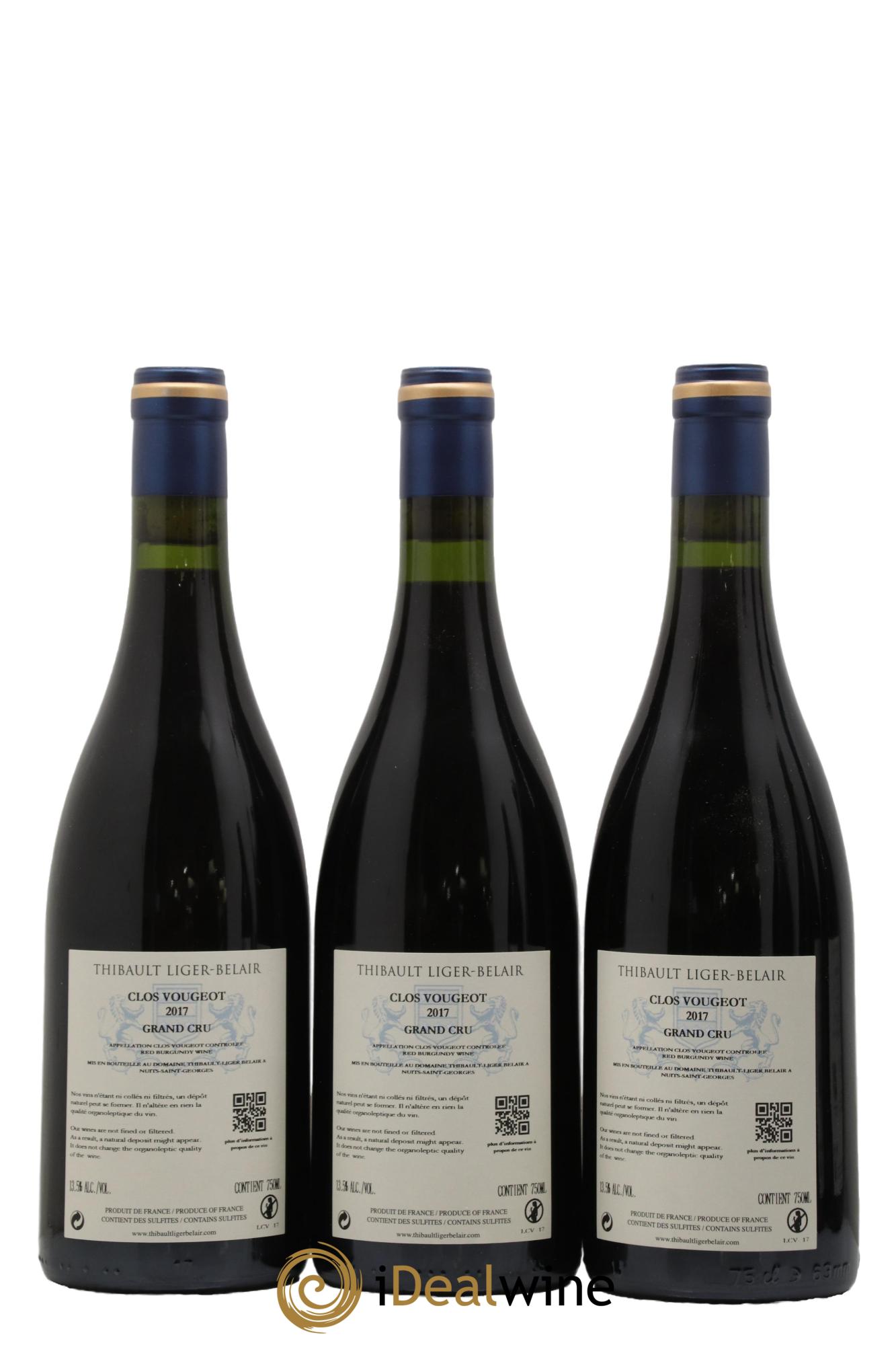 Clos de Vougeot Grand Cru Thibault Liger-Belair 2017 - Lot de 6 bouteilles - 2
