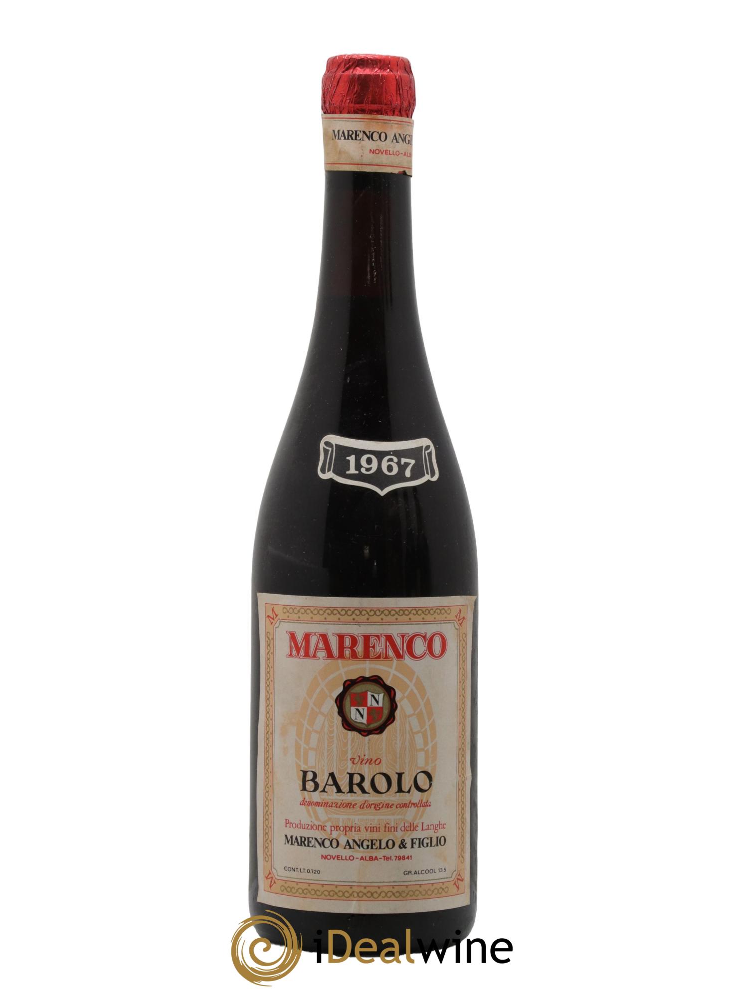 Barolo Marenco 1967 - Lot de 1 bouteille - 0