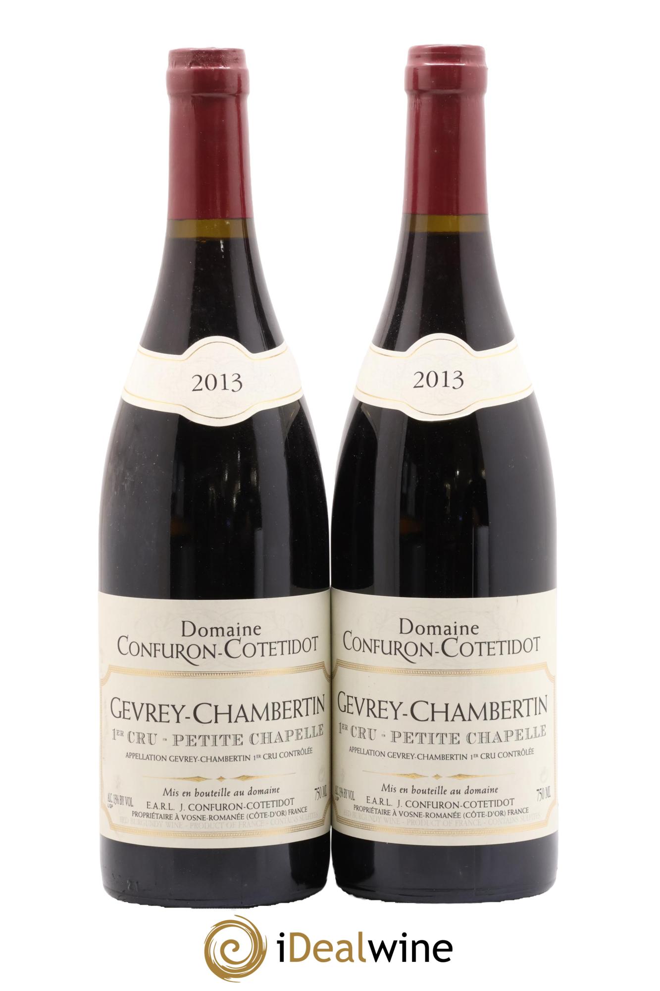 Gevrey-Chambertin 1er Cru Petite Chapelle Confuron-Cotetidot 2013 - Lot de 2 bouteilles - 0