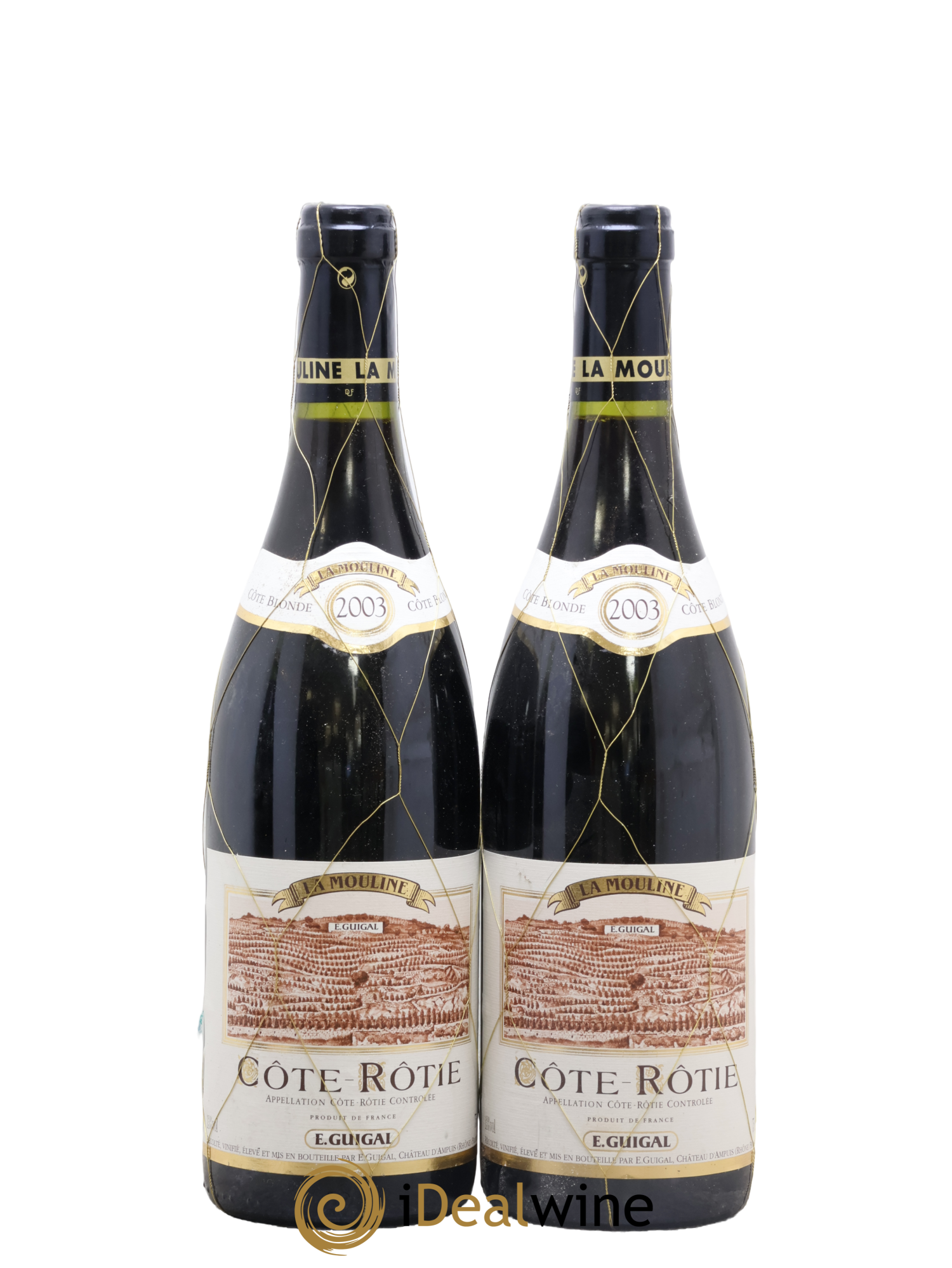 Côte-Rôtie La Mouline Guigal 2003 - Posten von 2 Flaschen - 0