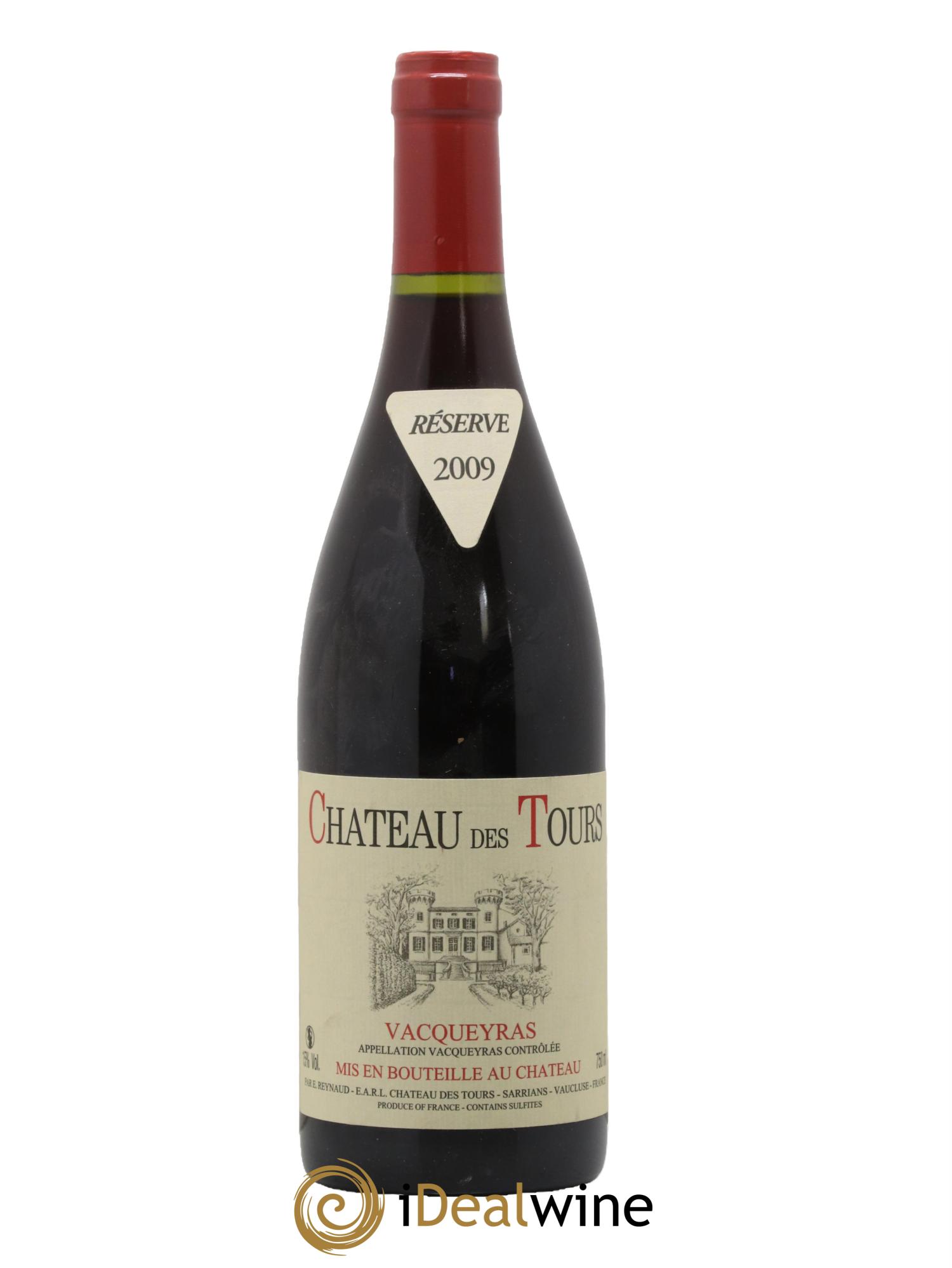 Vacqueyras Château des Tours Emmanuel Reynaud 2009 - Posten von 1 Flasche - 0