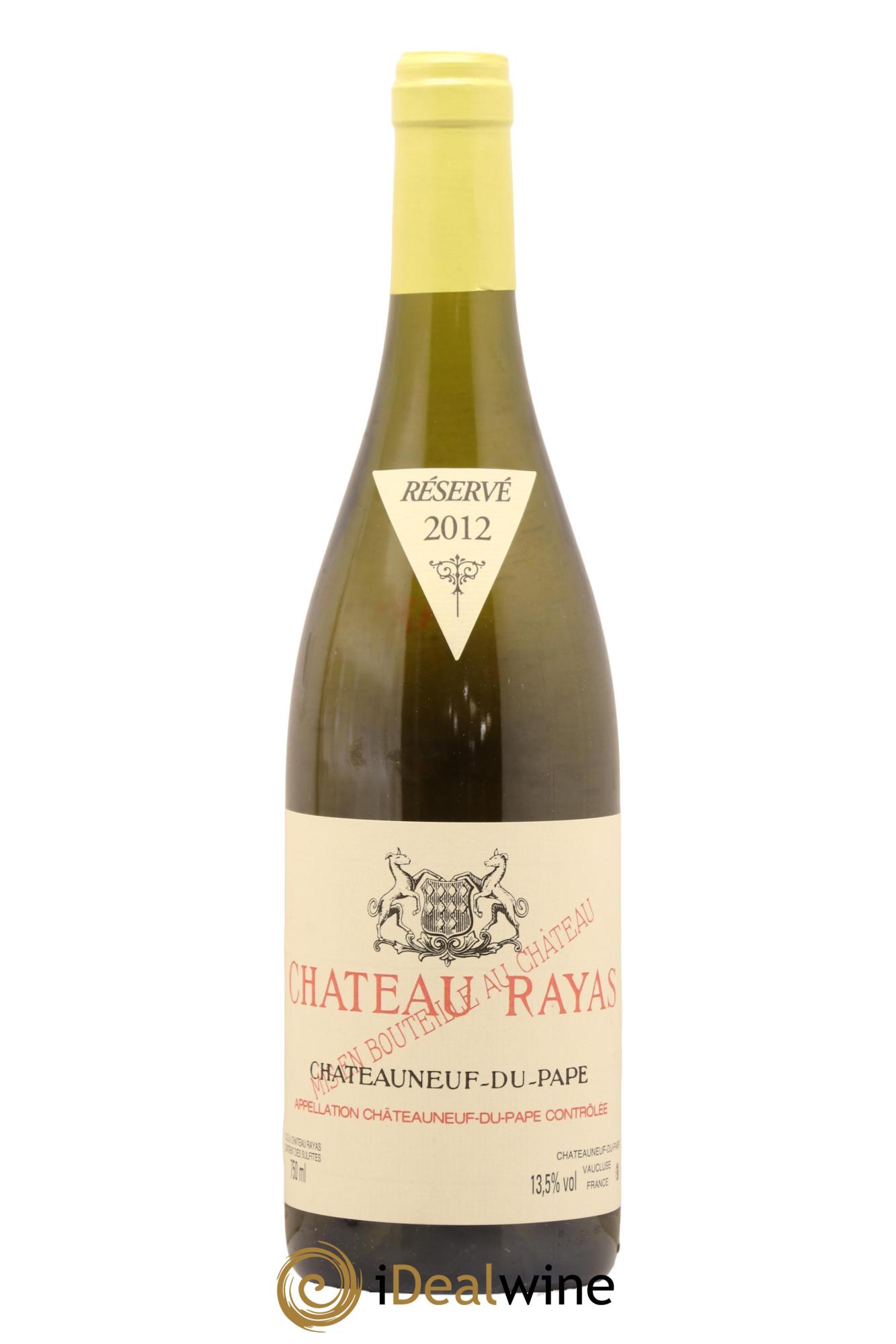 Châteauneuf-du-Pape Château Rayas Emmanuel Reynaud 2012 - Lot de 1 bouteille - 0