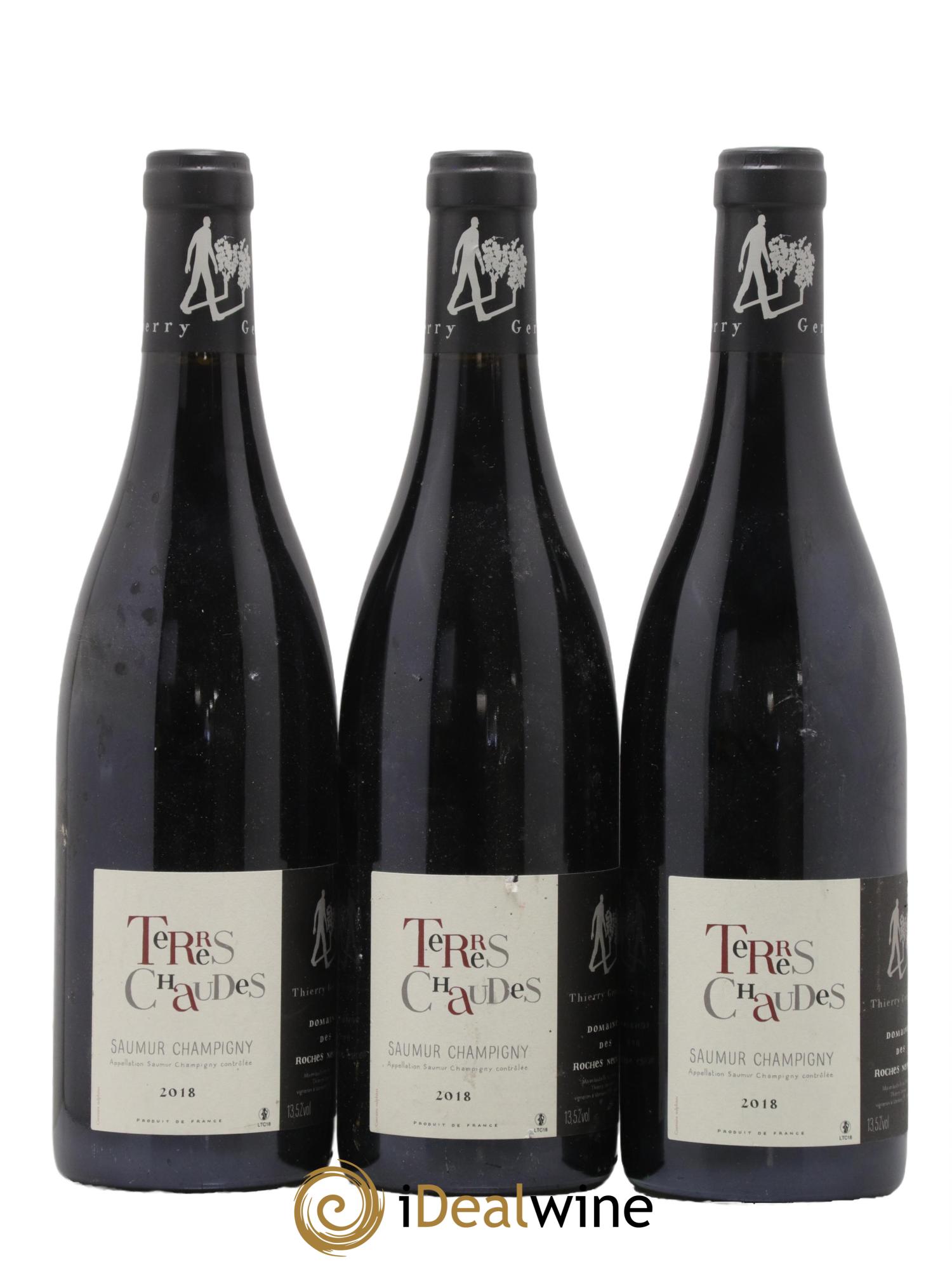 Saumur-Champigny Terres Chaudes Domaine des Roches Neuves - Thierry Germain 2018 - Lot de 3 bouteilles - 0