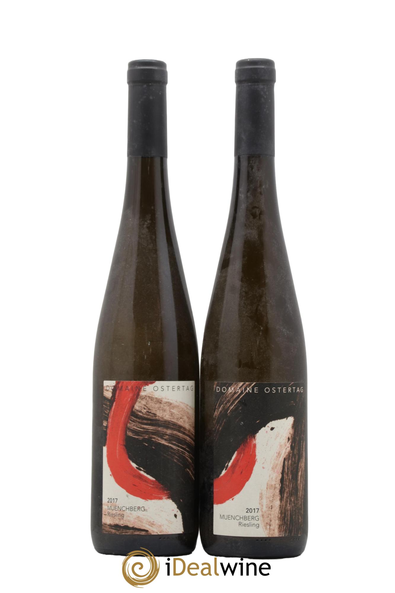 Alsace Riesling Grand Cru Muenchberg Ostertag (Domaine) 2017 - Lot de 2 bouteilles - 0