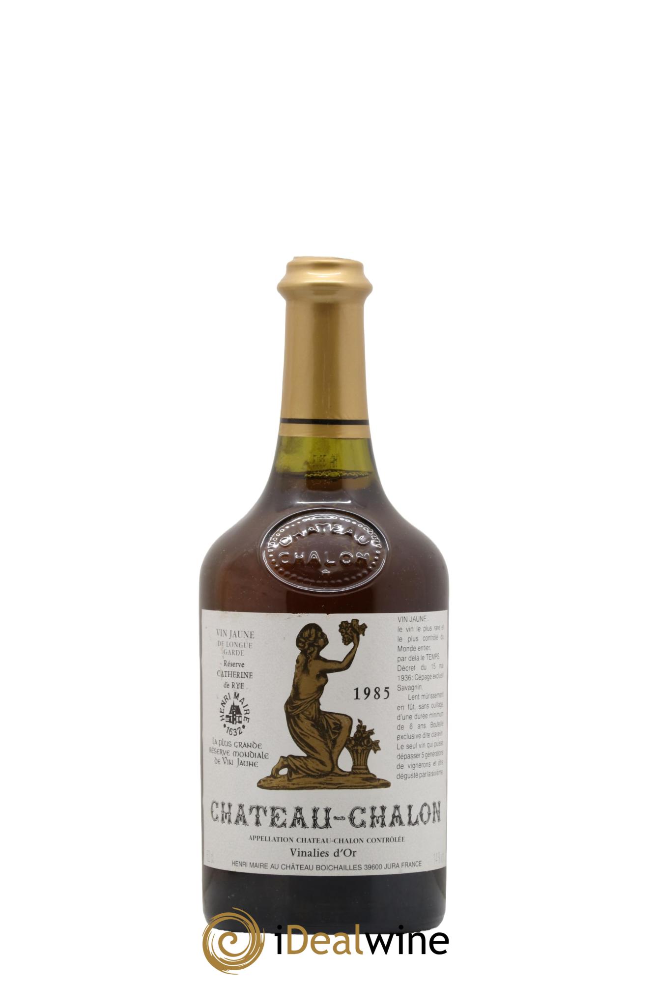 Château-Chalon Vin Jaune Reserve Catherine de Rye Domaine Henri Maire 1985 - Lot de 1 clavelin - 0