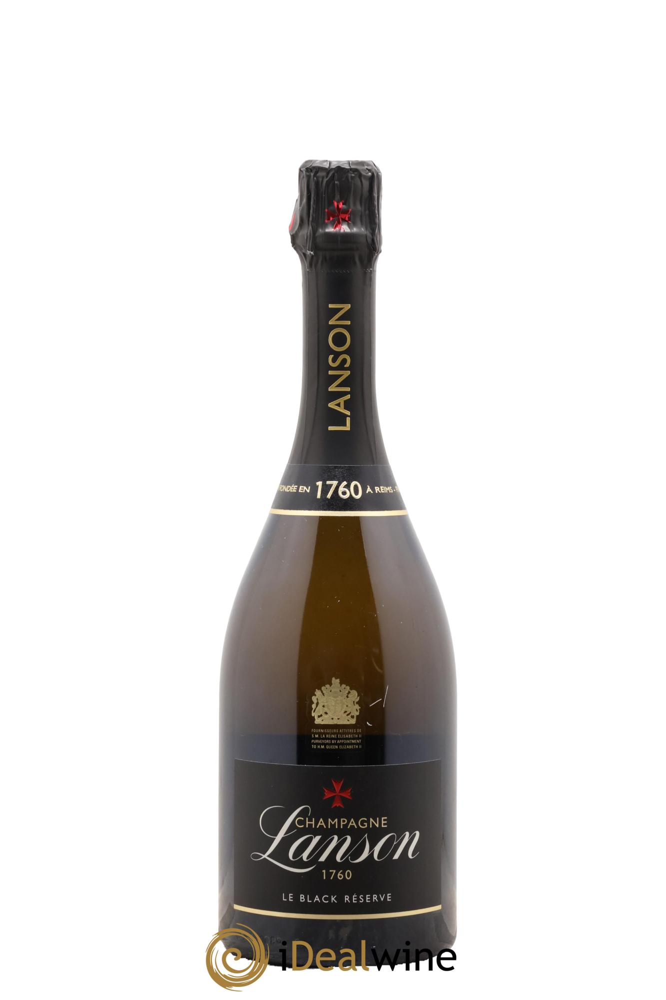 Champagne Le Black Réserve Lanson - Lot de 1 bouteille - 1