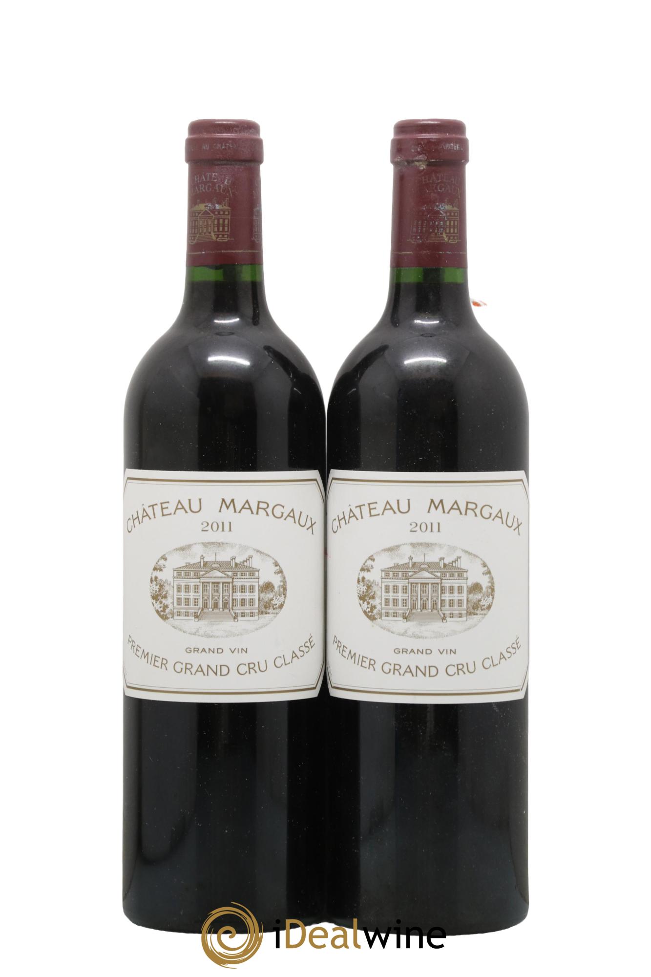 Château Margaux 1er Grand Cru Classé 2011 - Lot de 2 bouteilles - 0