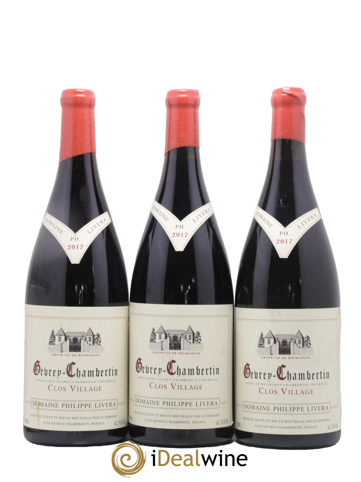 Gevrey-Chambertin Clos Village Tilleuls (Domaine des) - Philippe Livera 2017 - Lot de 3 magnums - 0