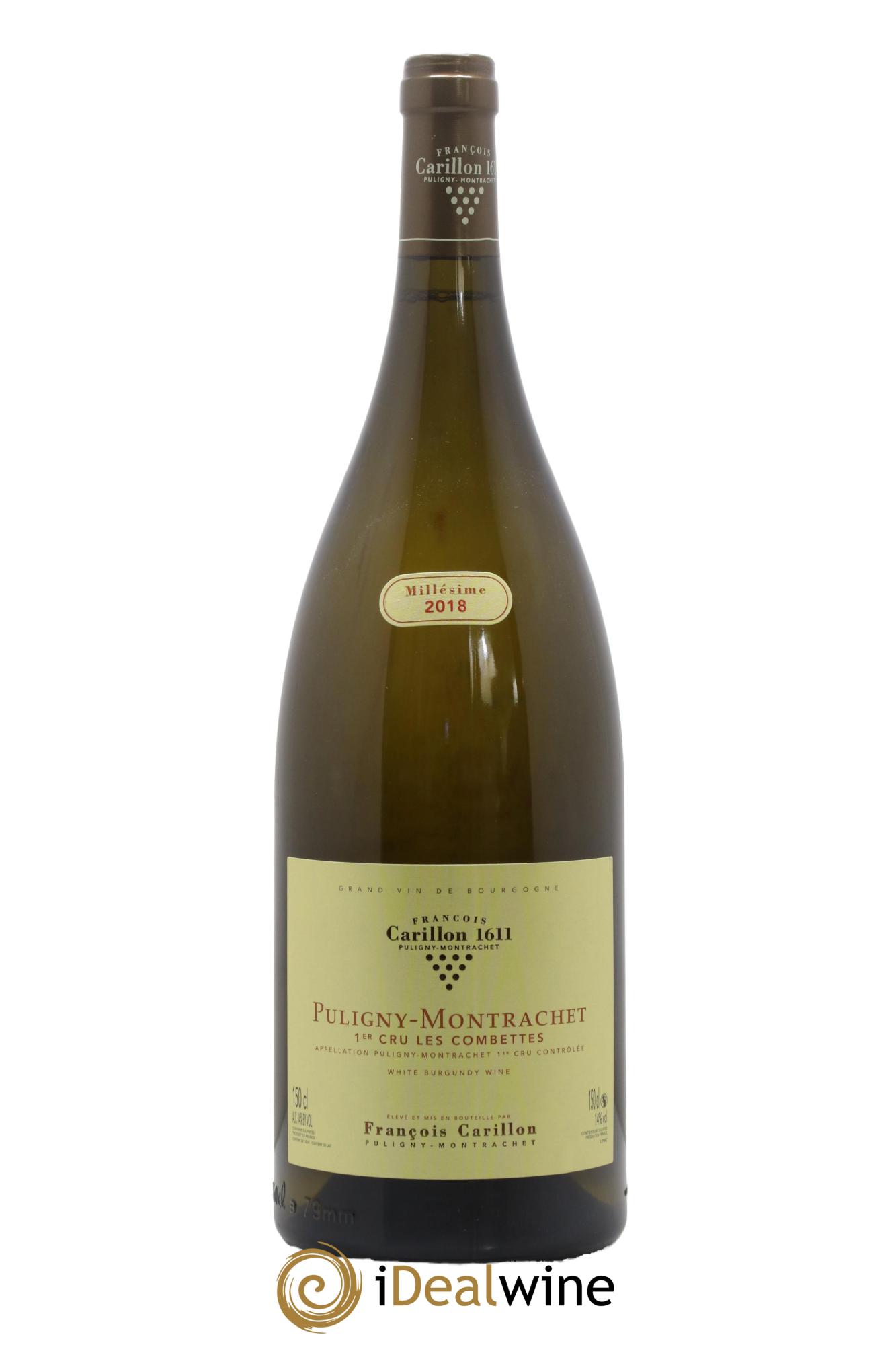 Puligny-Montrachet 1er Cru Les Combettes François Carillon 2018 - Posten von 1 Magnum - 0