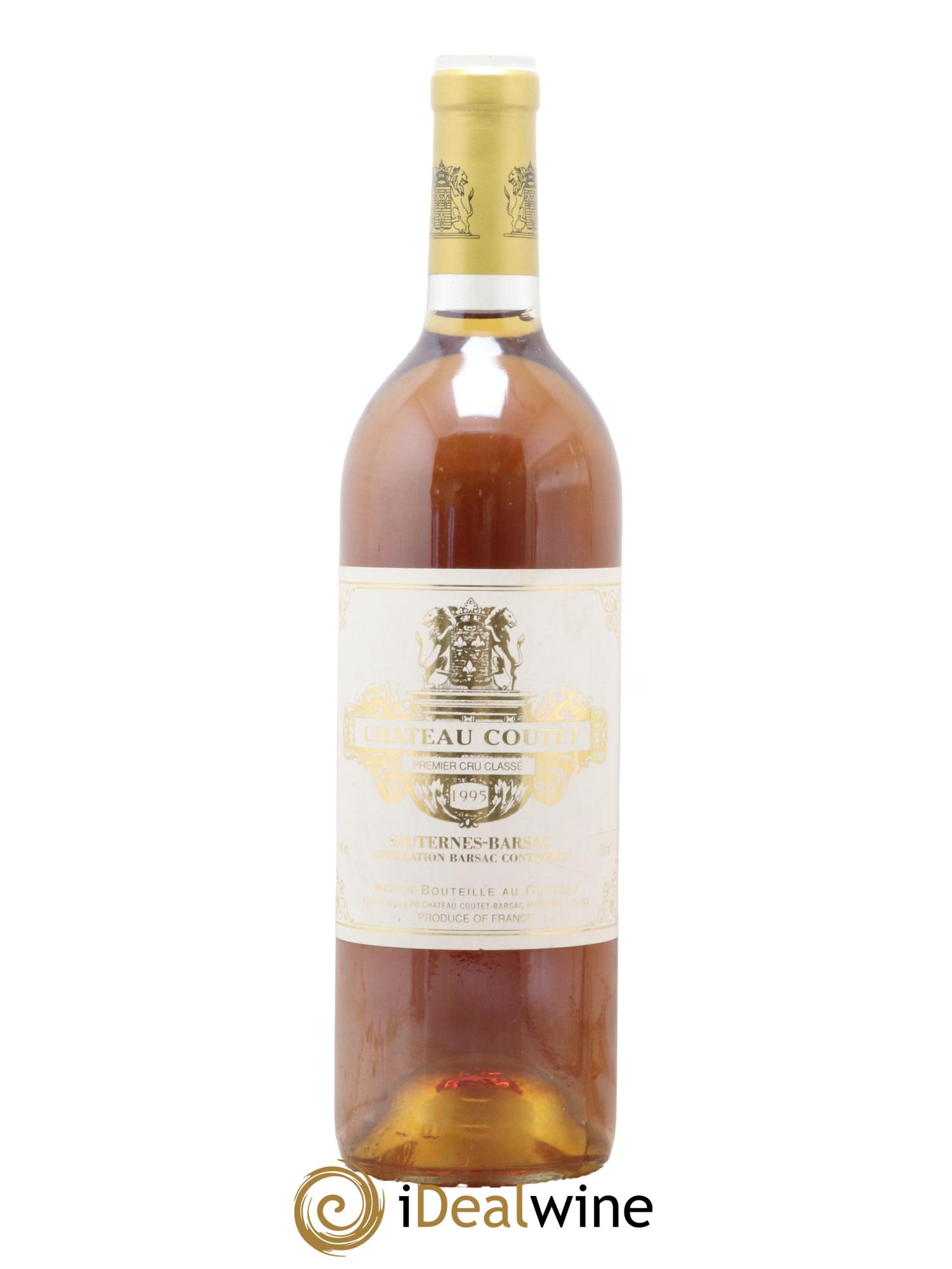 Château Coutet 1er Grand Cru Classé 1995 - Lotto di 1 bottiglia - 0