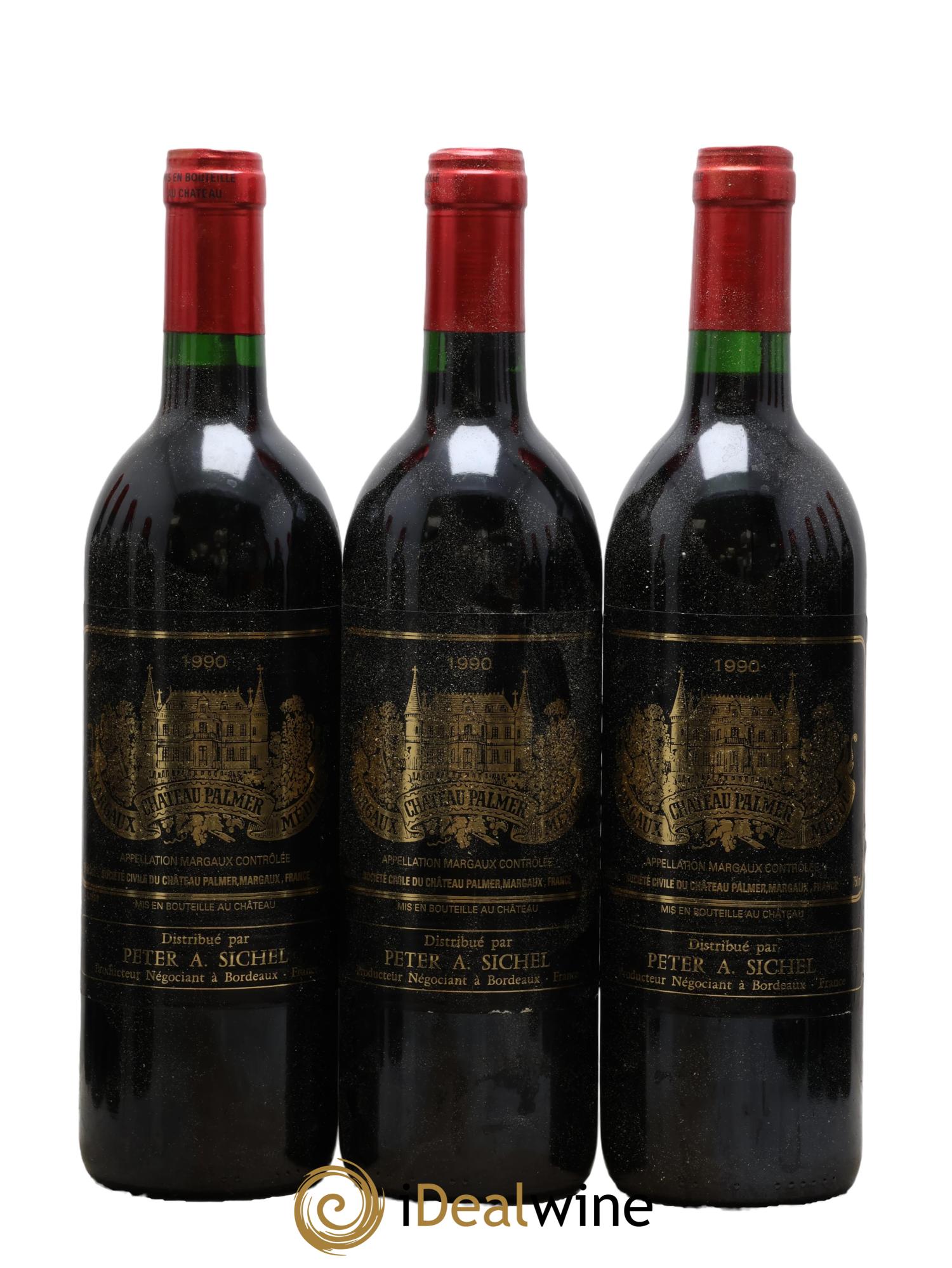 Château Palmer 3ème Grand Cru Classé 1990 - Lot de 12 bouteilles - 1