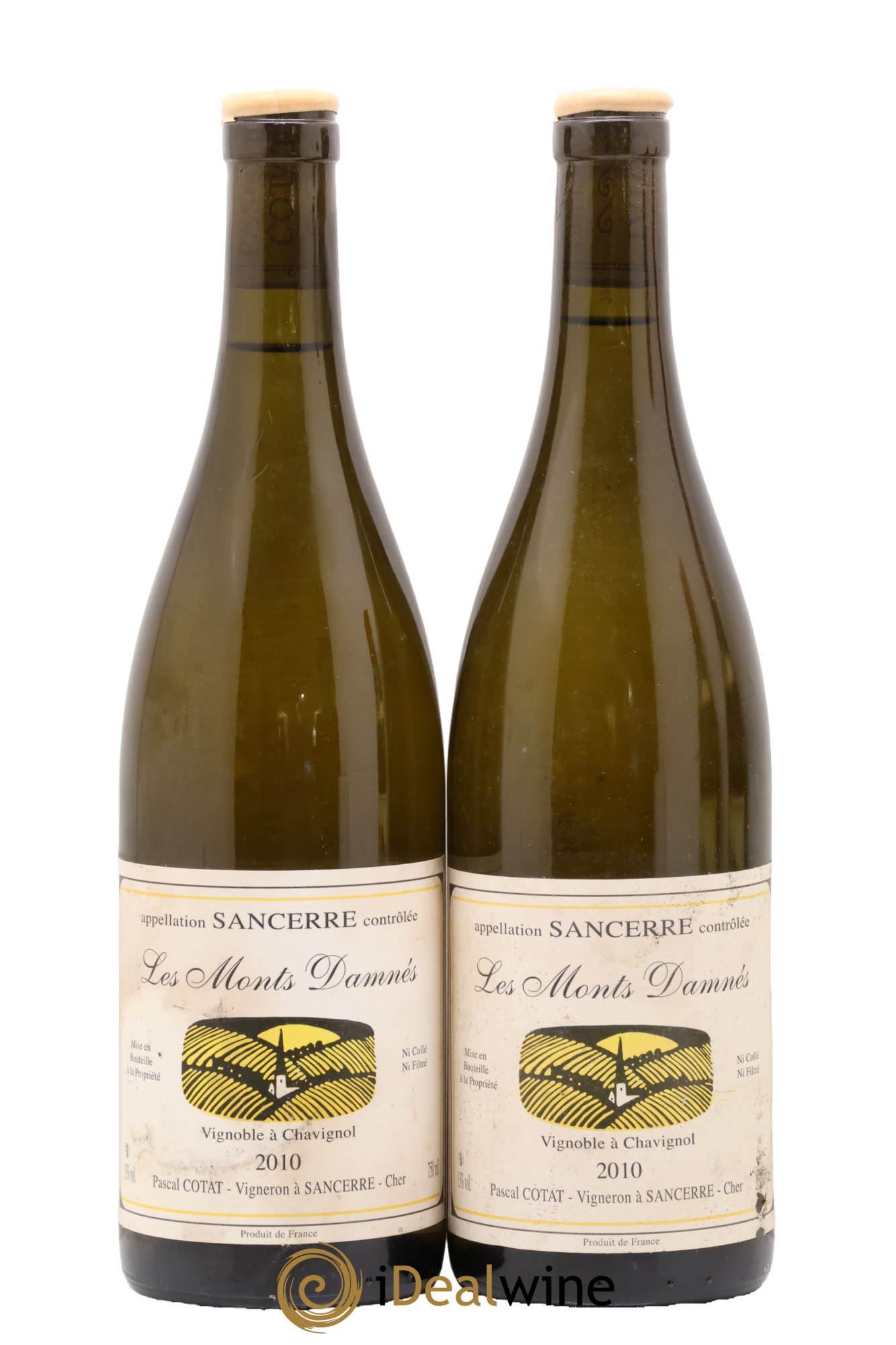 Sancerre Les Monts Damnés Pascal Cotat 2010 - Lot de 2 bouteilles - 0