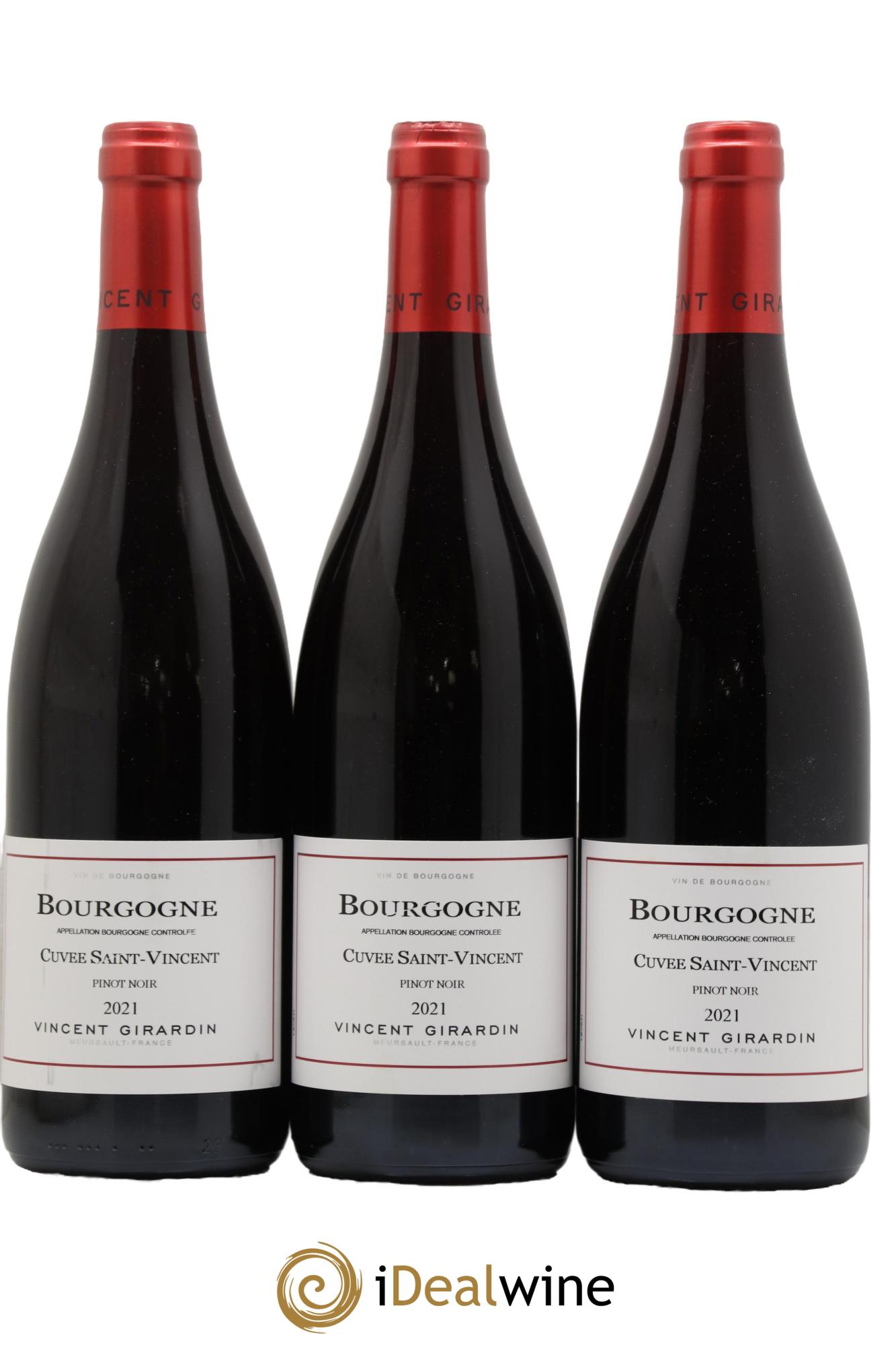 Bourgogne Pinot noir Cuvée Saint Vincent Vincent Girardin (Domaine) 2021 - Lot de 6 bouteilles - 2