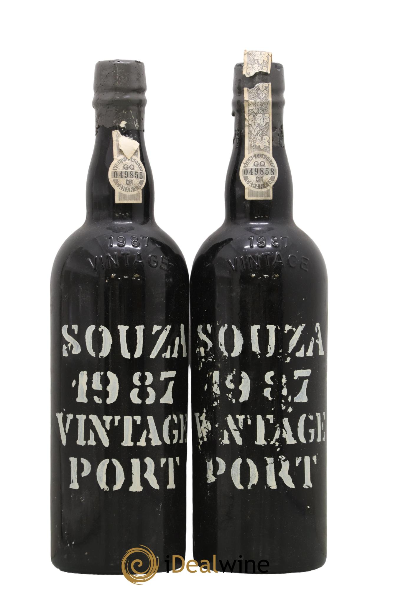 Porto Souza Vintage Port 1987 - Lot de 2 bouteilles - 0