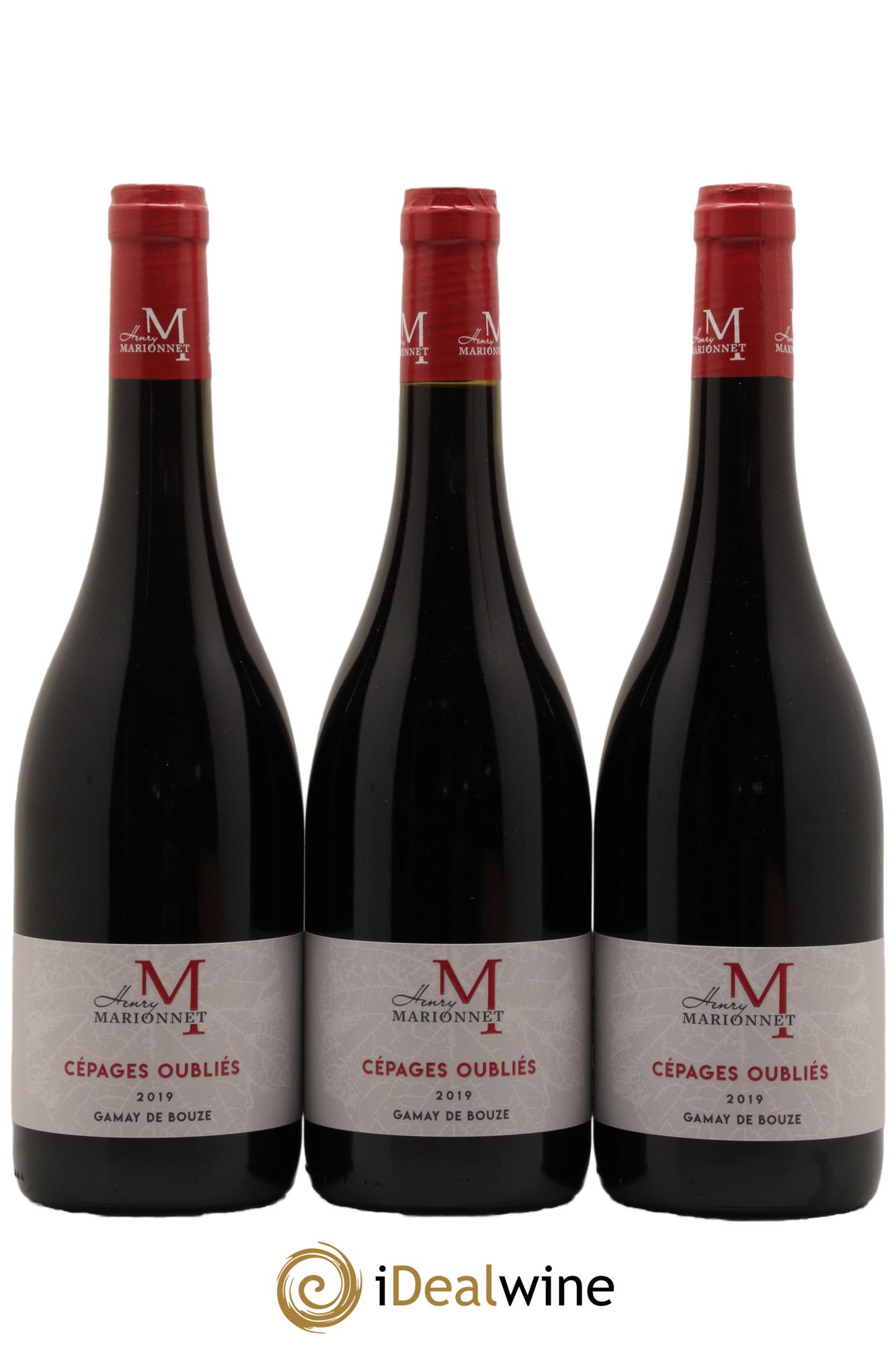 Val de Loire Gamay de Bouze cépages oubliés Henry Marionnet 2019 - Lot de 3 bouteilles - 0