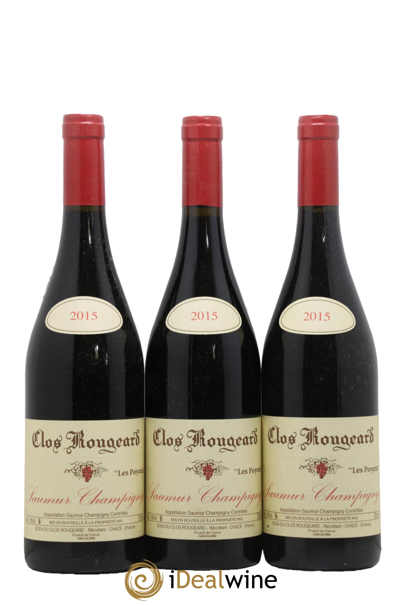 Saumur-Champigny Les Poyeux Clos Rougeard 2015 - Lot de 3 bouteilles - 0