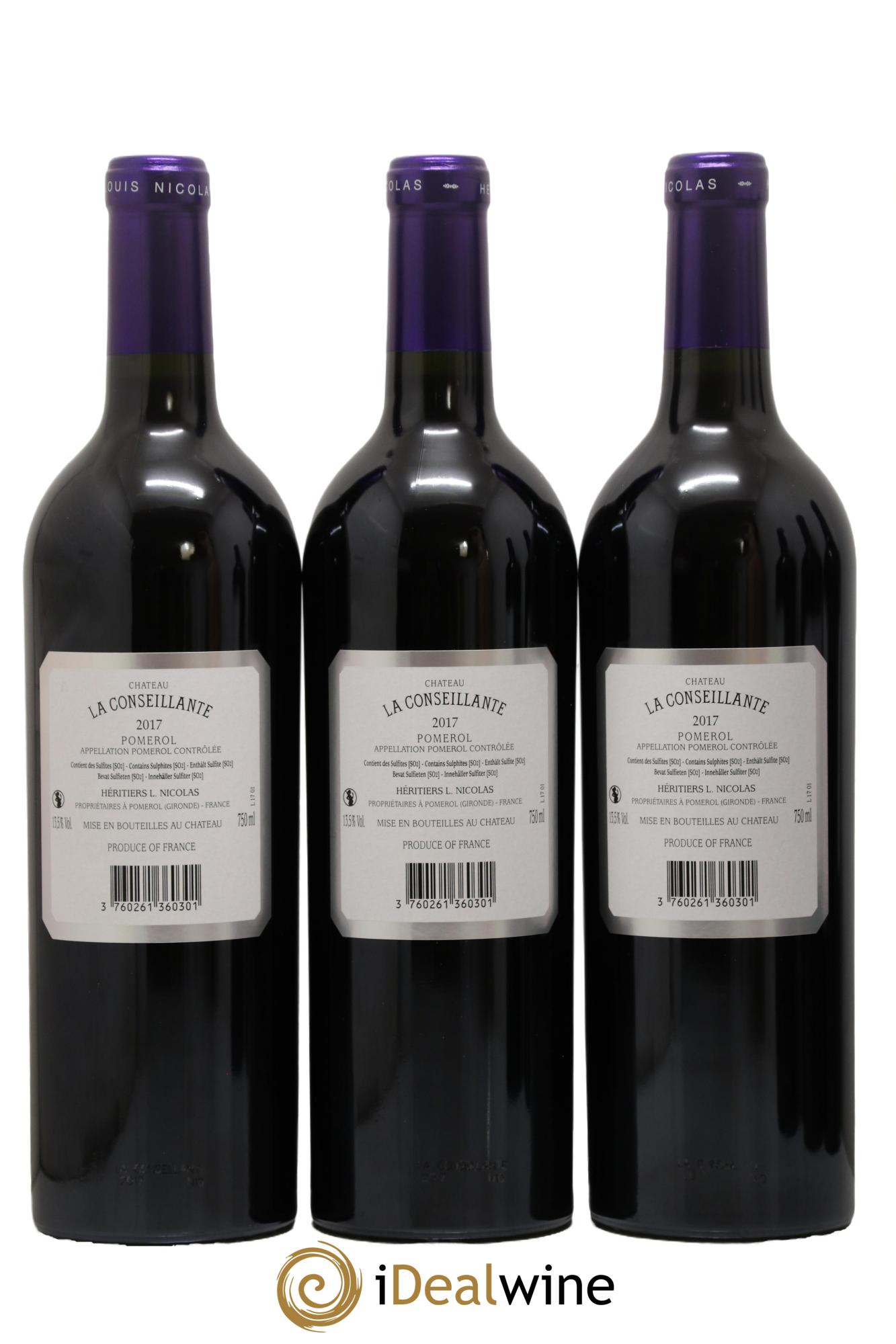 Château la Conseillante 2017 - Lotto di 6 bottiglie - 2