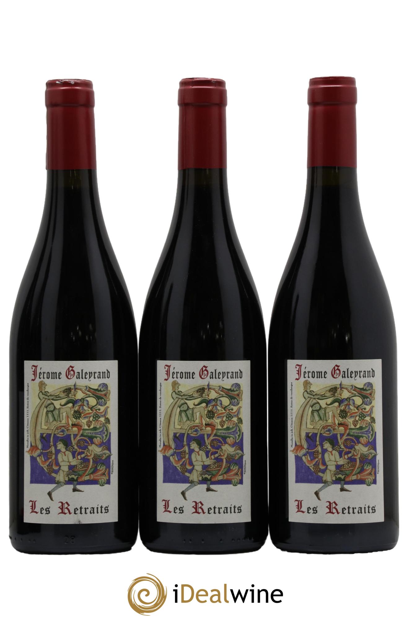 Côte de Nuits-Villages Les Retraits Jérôme Galeyrand 2020 - Lot de 3 bouteilles - 0