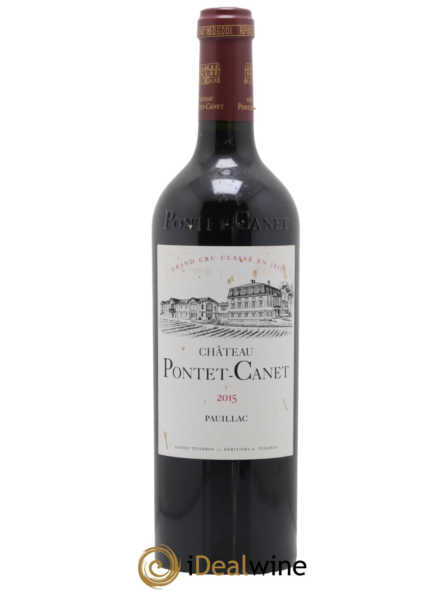 Château Pontet Canet 5ème Grand Cru Classé 2015 - Lot de 1 bouteille - 0
