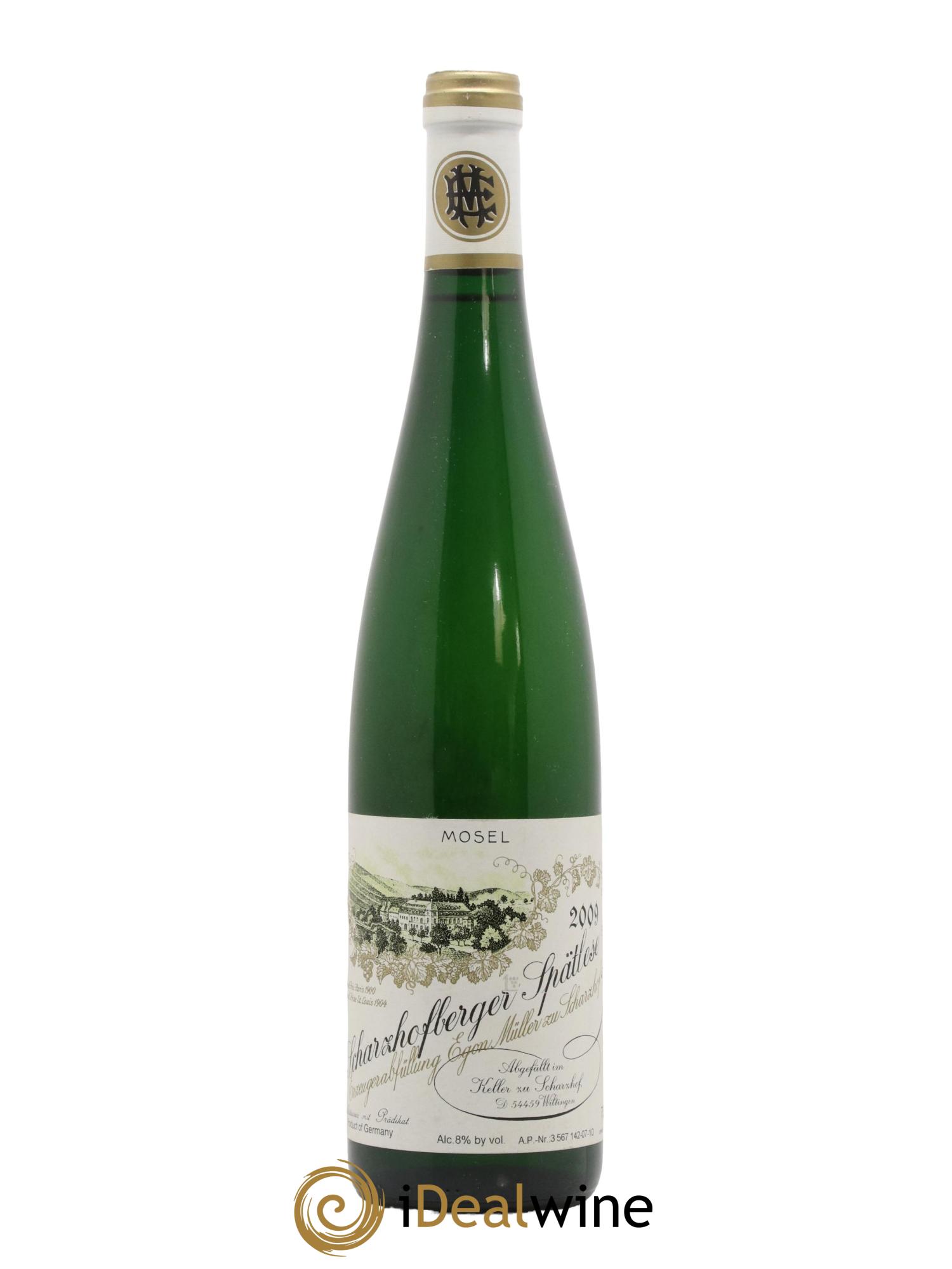 Riesling Scharzhofberger Spatlese Egon Muller 2009 - Posten von 1 Flasche - 0